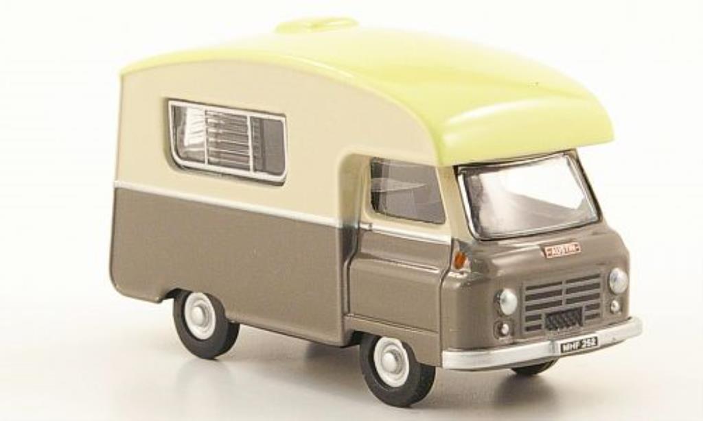 Morris J2 1/76 Oxford Paralanian bruin/creme modelauto