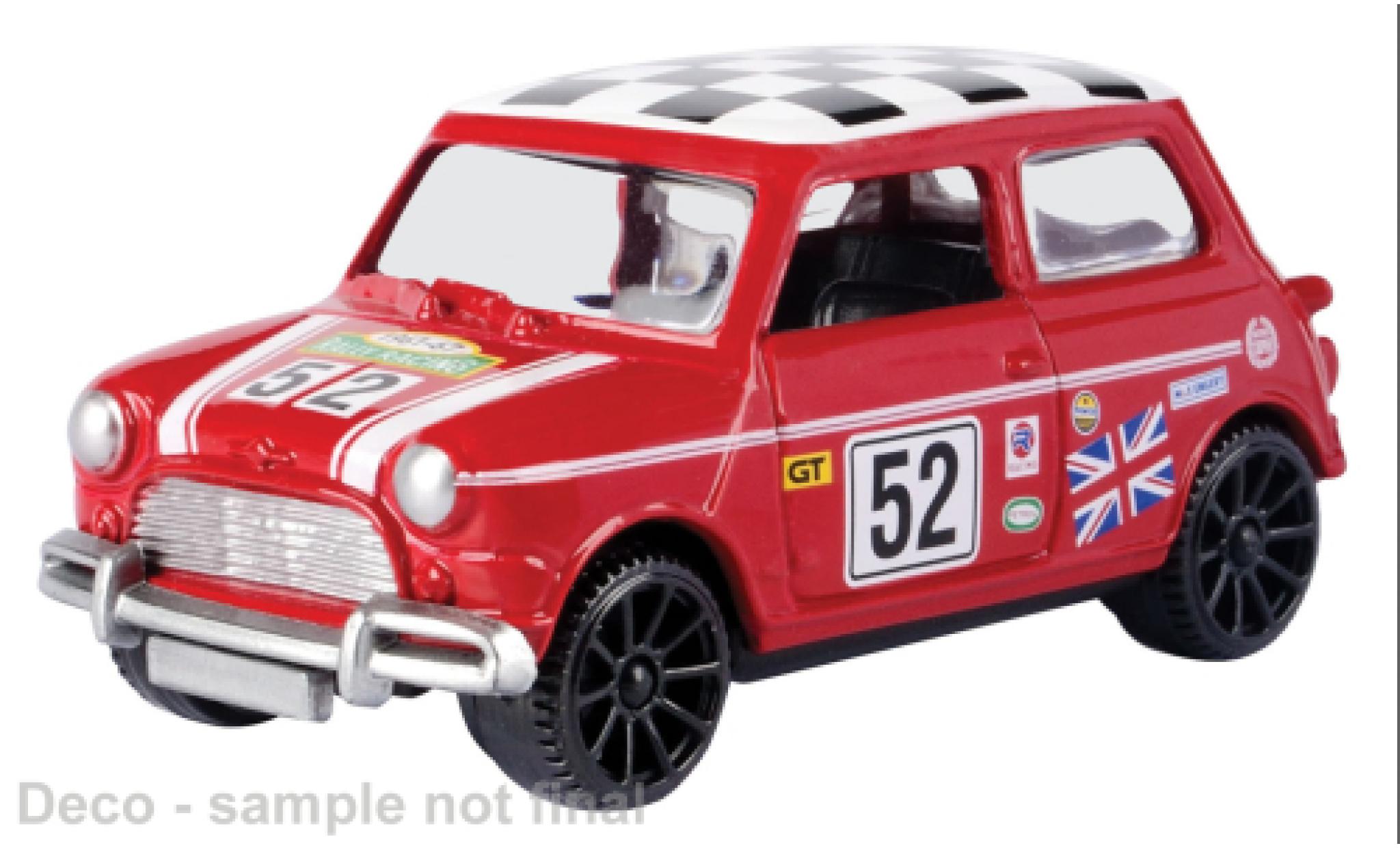 Mini Cooper 1/43 Motormax Morris rood/Dekor 1961 1:43 modelauto