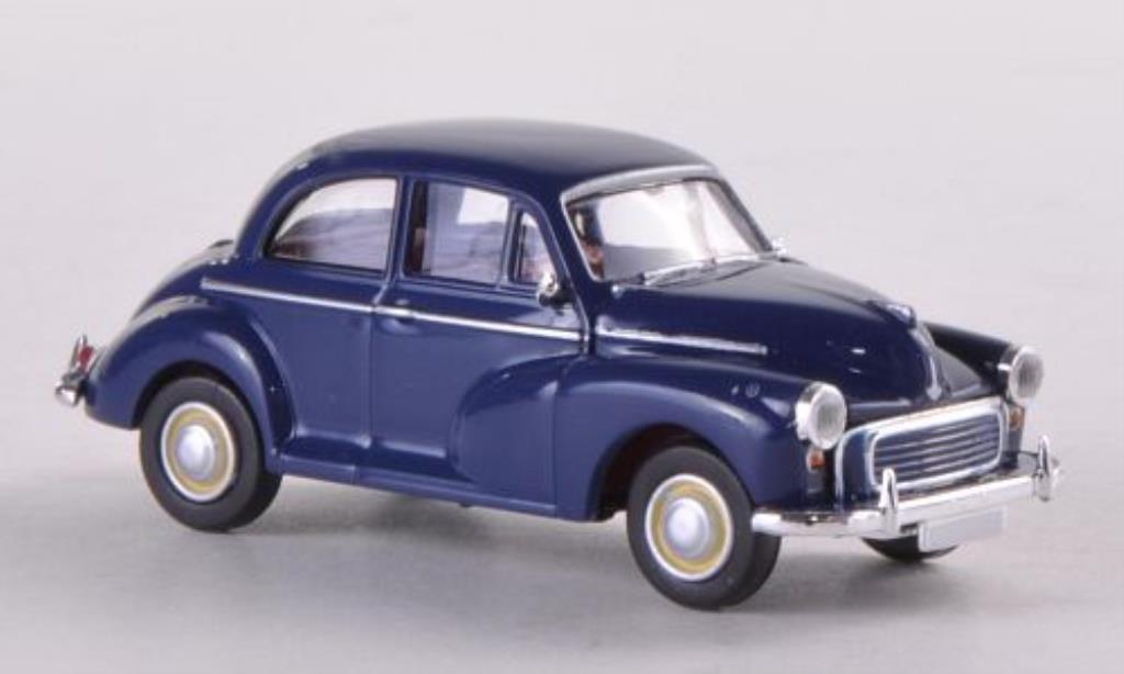 Morris Minor 1/87 Brekina blauw (GB) modelauto
