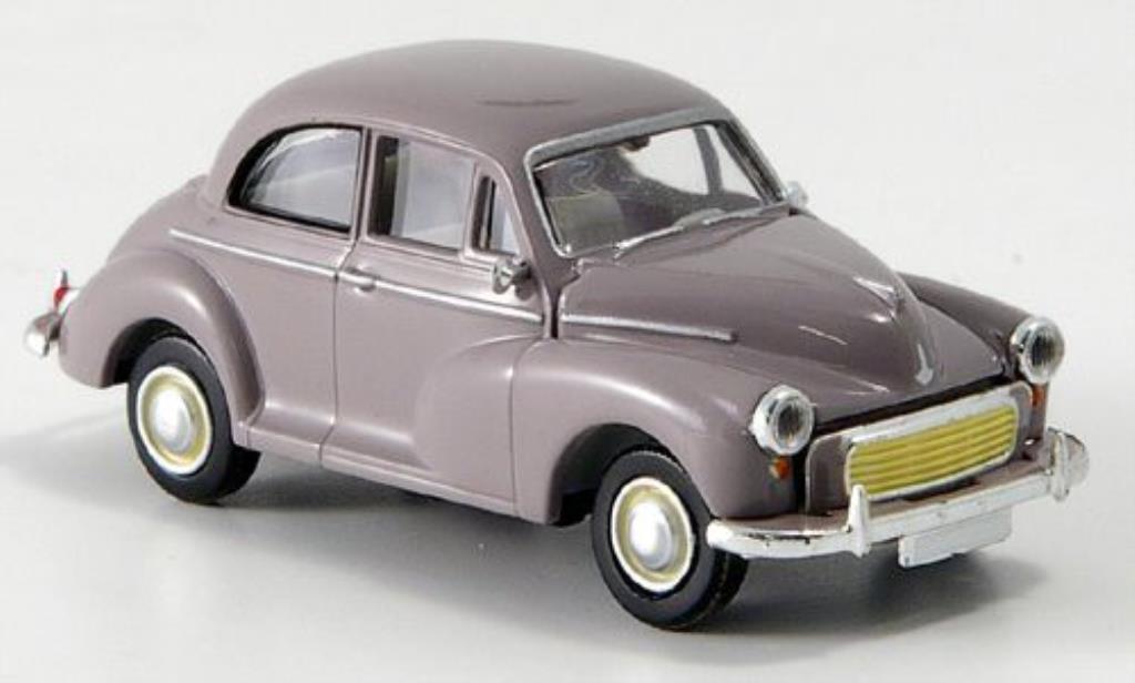 Morris Minor 1/87 Brekina grijs modelauto
