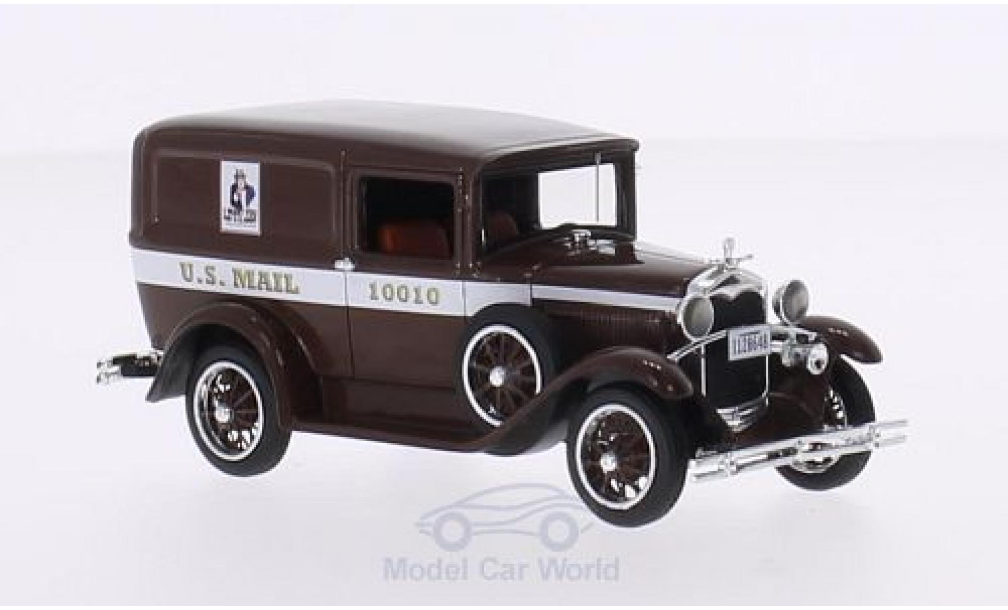 Ford Model A 1/43 Motorhead Livery bruin U.S.Mail 1931 modelauto