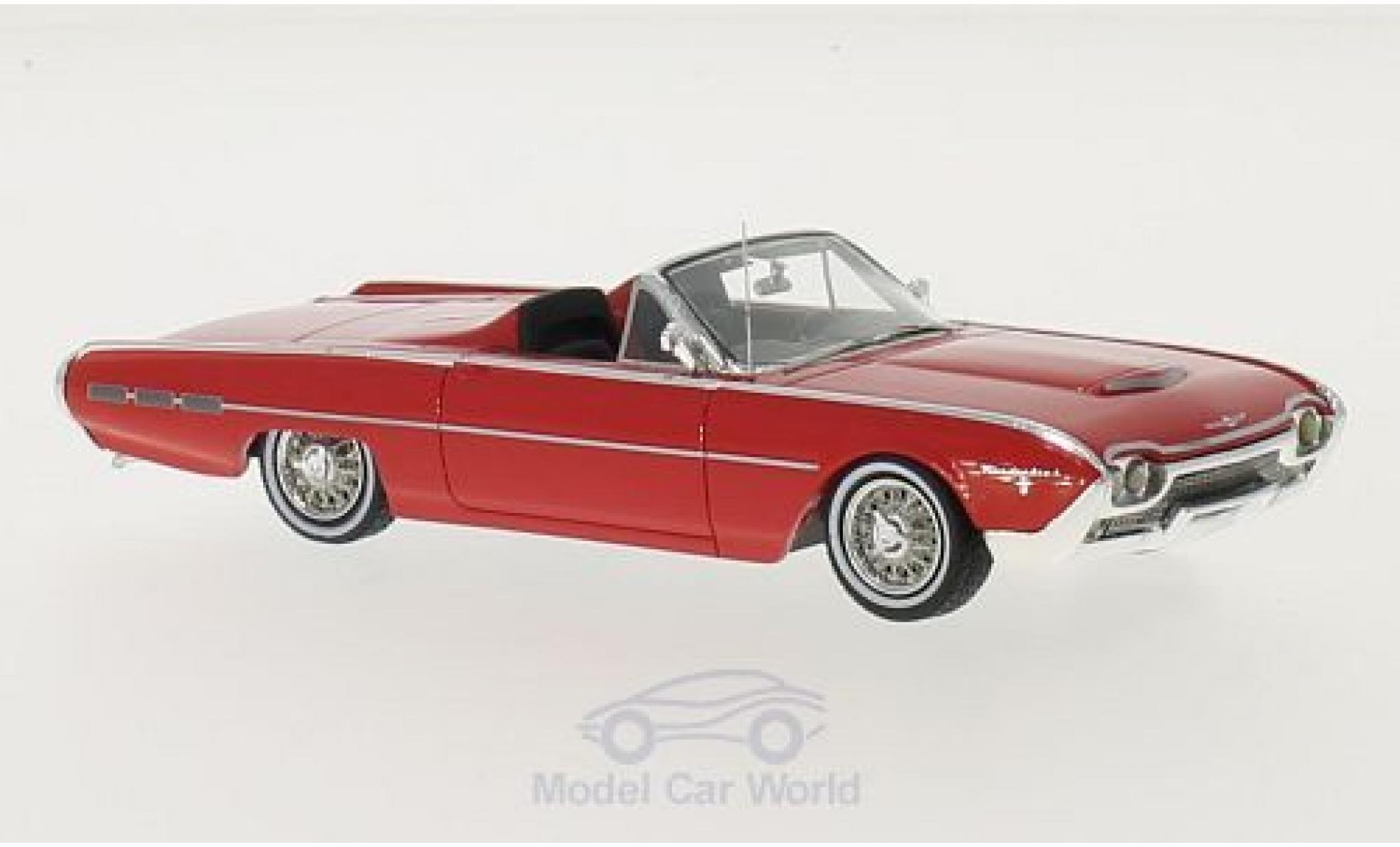 Ford Thunderbird 1962 1/43 Motorhead Sports Roadster rood 1962 modelauto