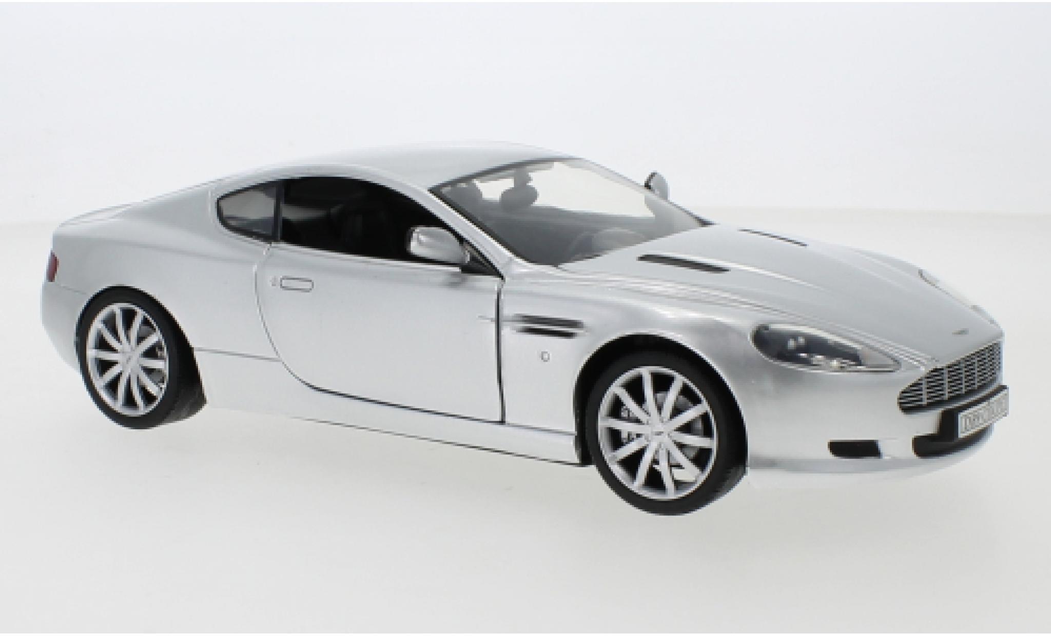 Aston Martin DB9 1/18 Motormax grijs 1:18 modelauto