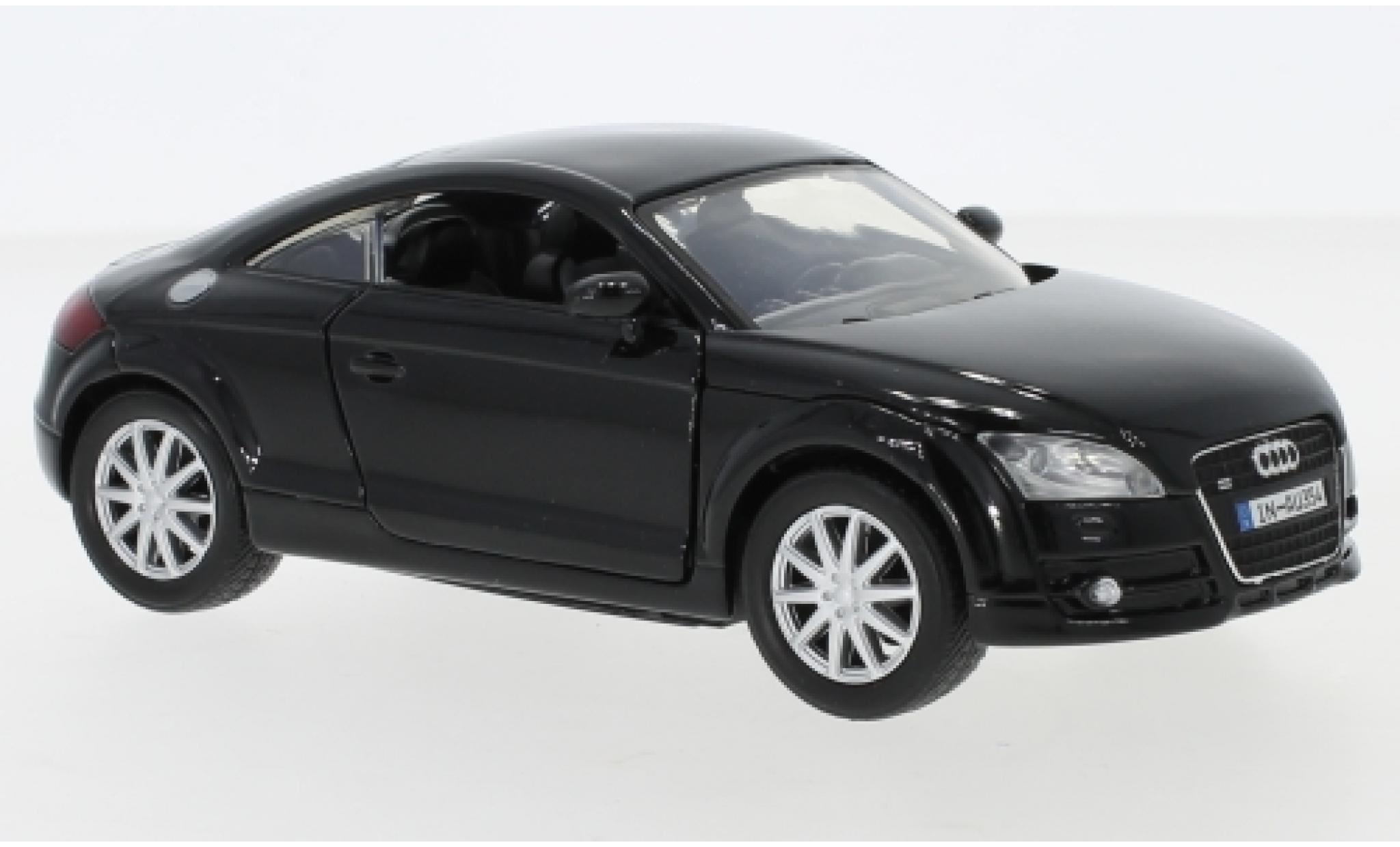 Audi TT 1/24 Motormax Coupe zwart 2006 modelauto