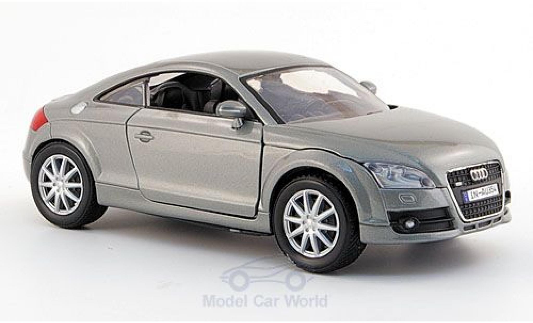 Audi TT 1/24 Motormax Coupe grijs 2006 ohne Vitrine modelauto