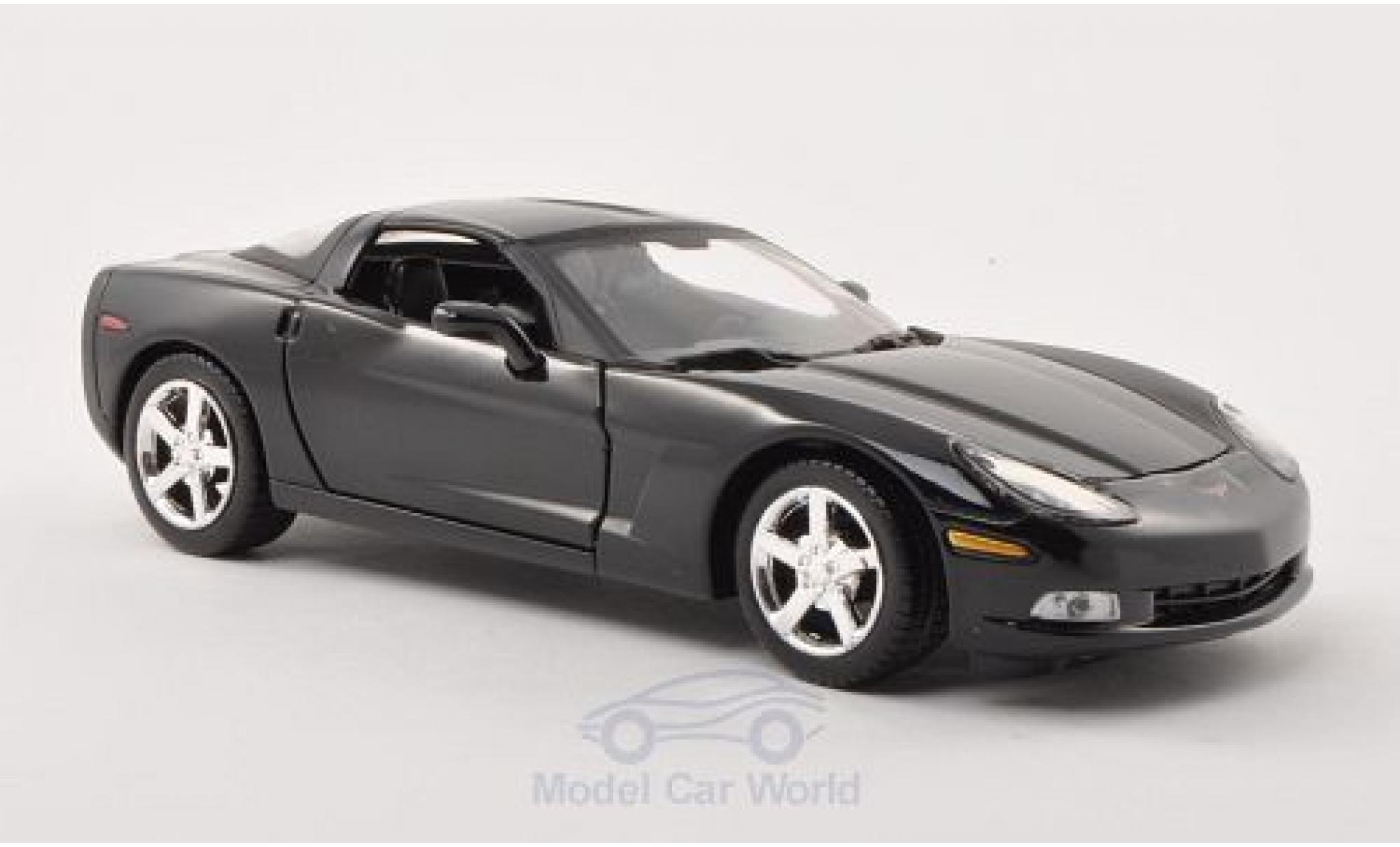 Chevrolet Corvette C6 1/24 Motormax (C6) zwart 2005 modelauto
