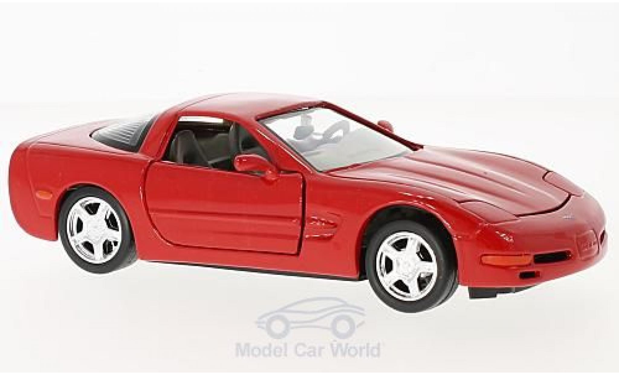 Chevrolet Corvette C5 1/24 Motormax rood 1997 modelauto
