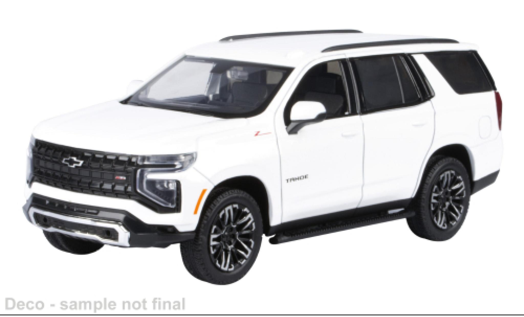Chevrolet Tahoe 1/24 Motormax Z71 wit 2025 1:24 modelauto