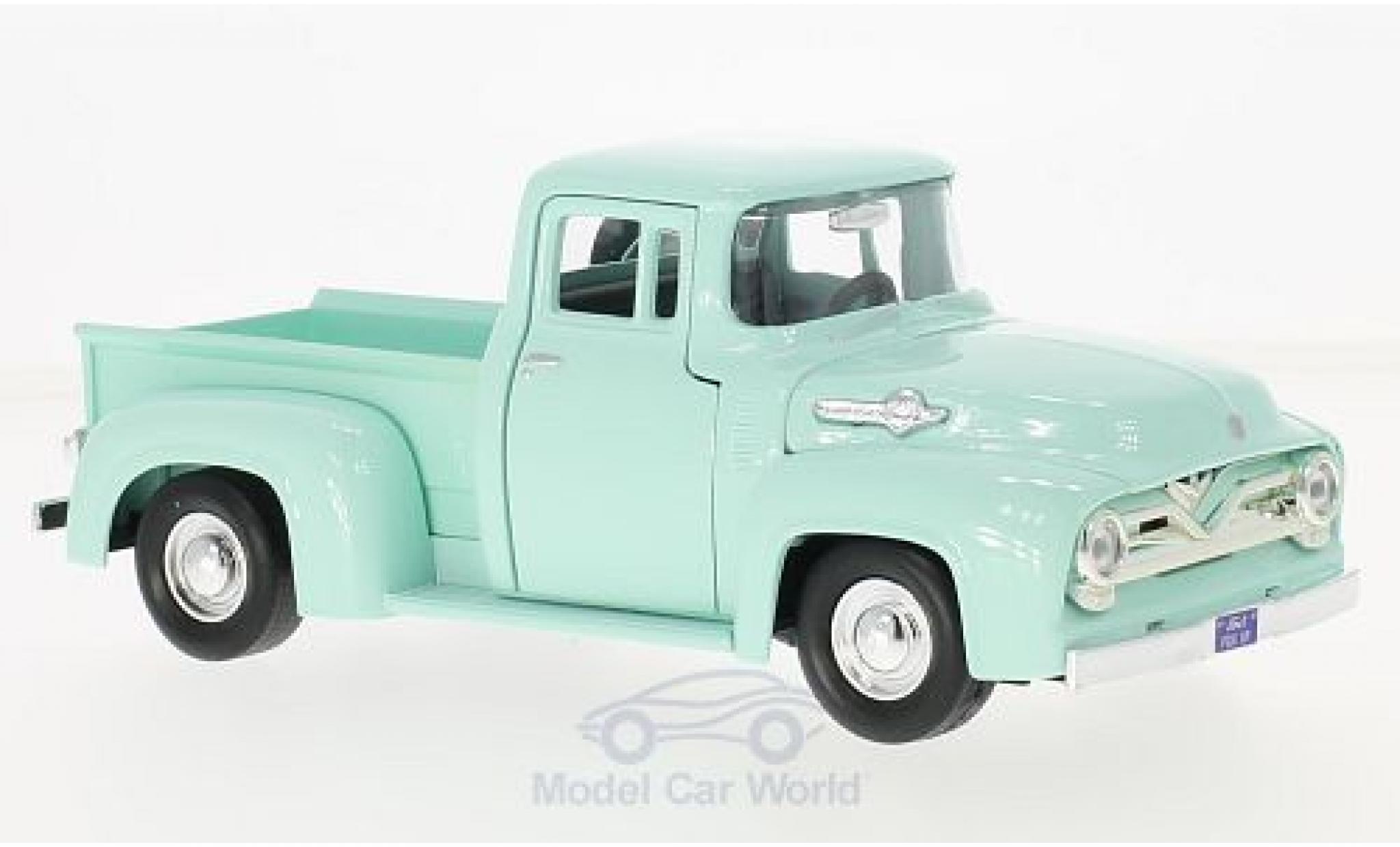 Ford F-1 1/24 Motormax 00 Pick Up groen 1955 modelauto
