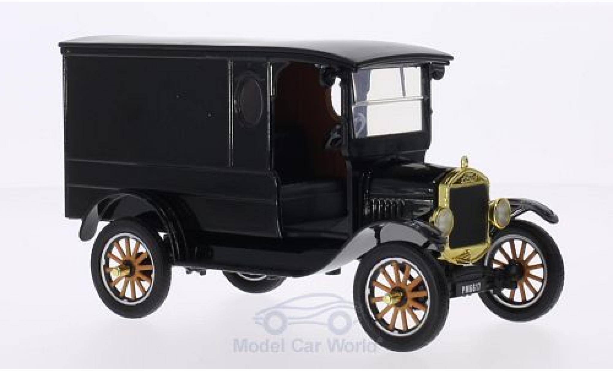 Ford Model T 1/24 Motormax zwart 1925 Paddy Wagon modelauto