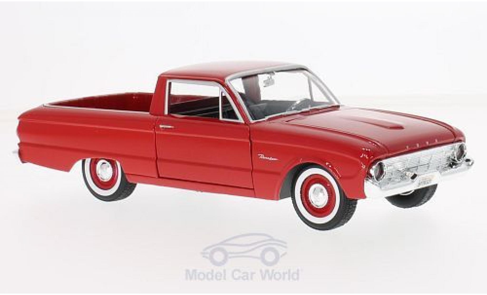 Ford Ranchero 1/24 Motormax rood 1960 modelauto