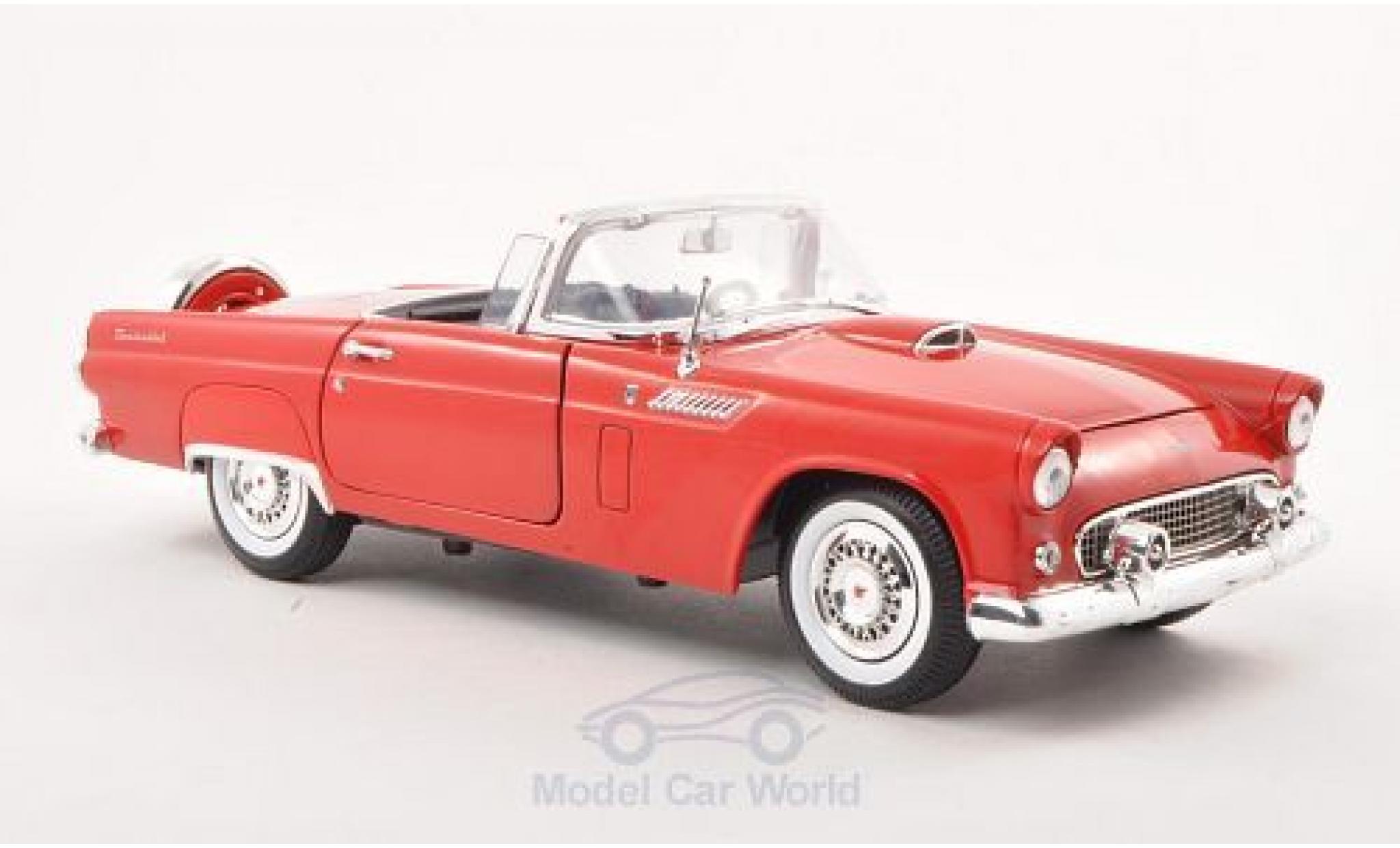Ford Thunderbird 1/18 Motormax Cabriolet rood 1956 modelauto