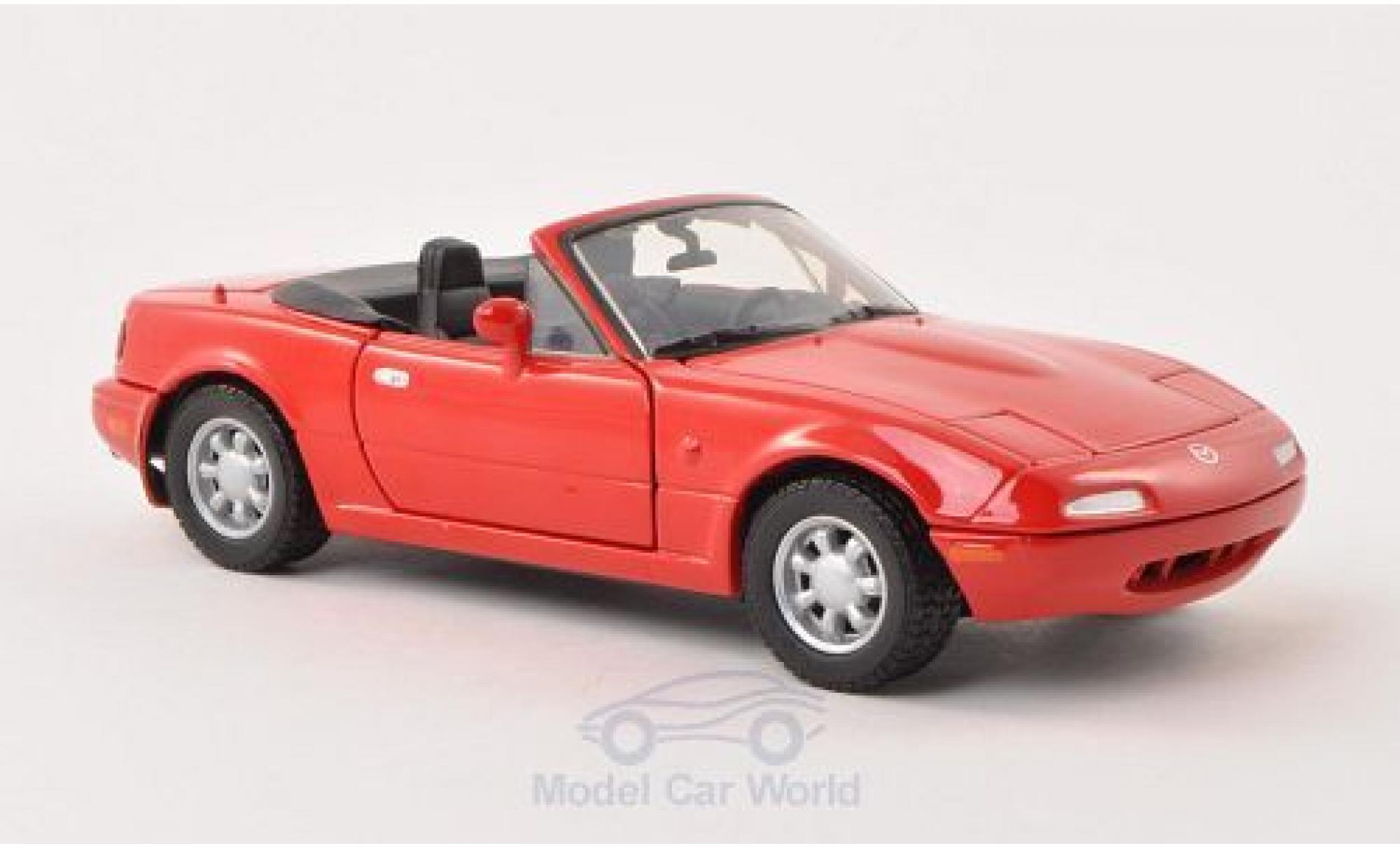 Mazda MX 1/24 Motormax -5 Miata rood modelauto