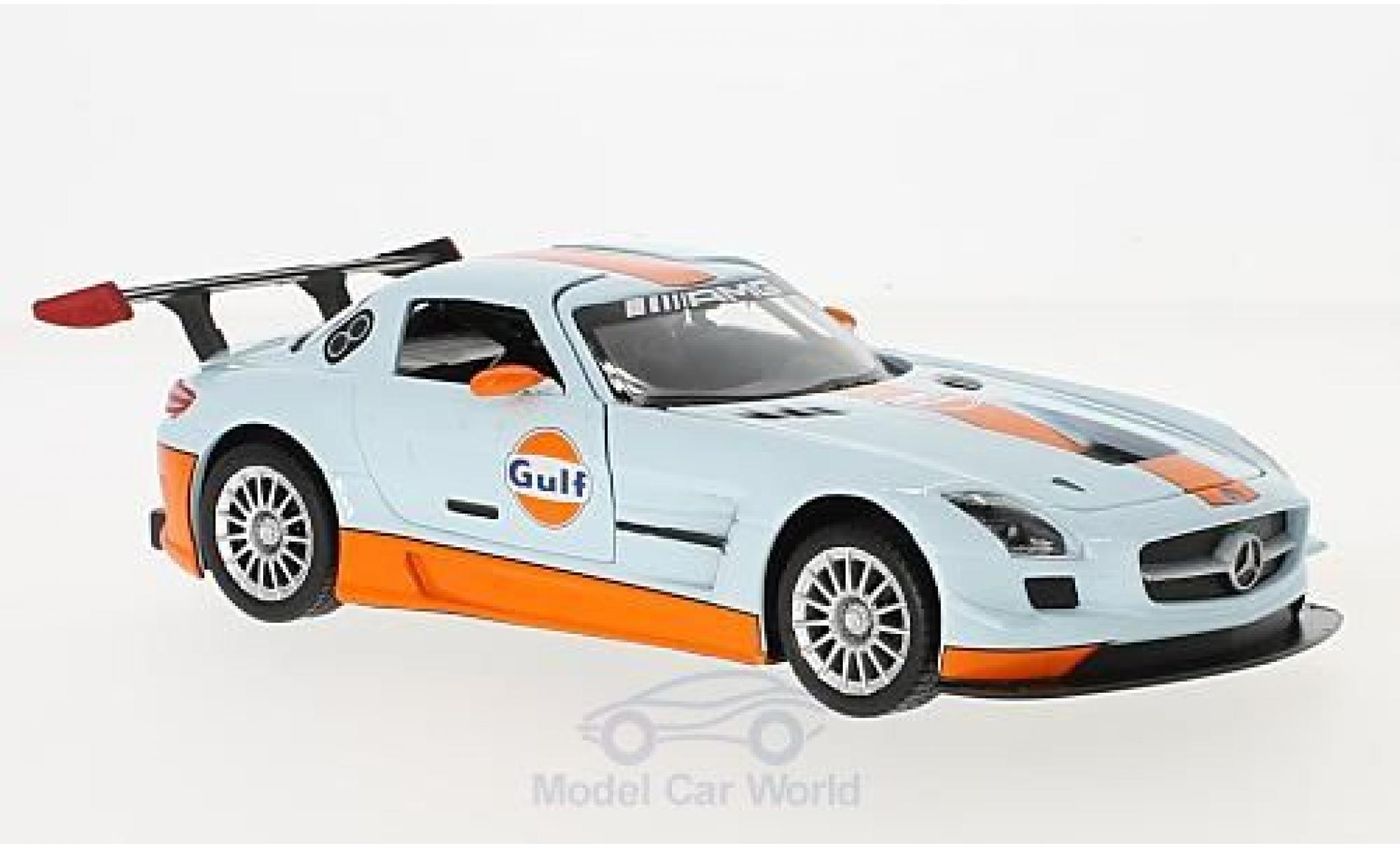 Mercedes SLS 1/24 Motormax AMG GT3 Gulf modelauto