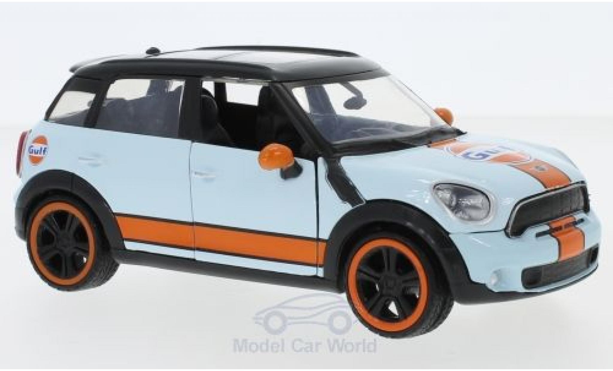 Mini Cooper S 1/24 Motormax S Countryman Gulf modelauto