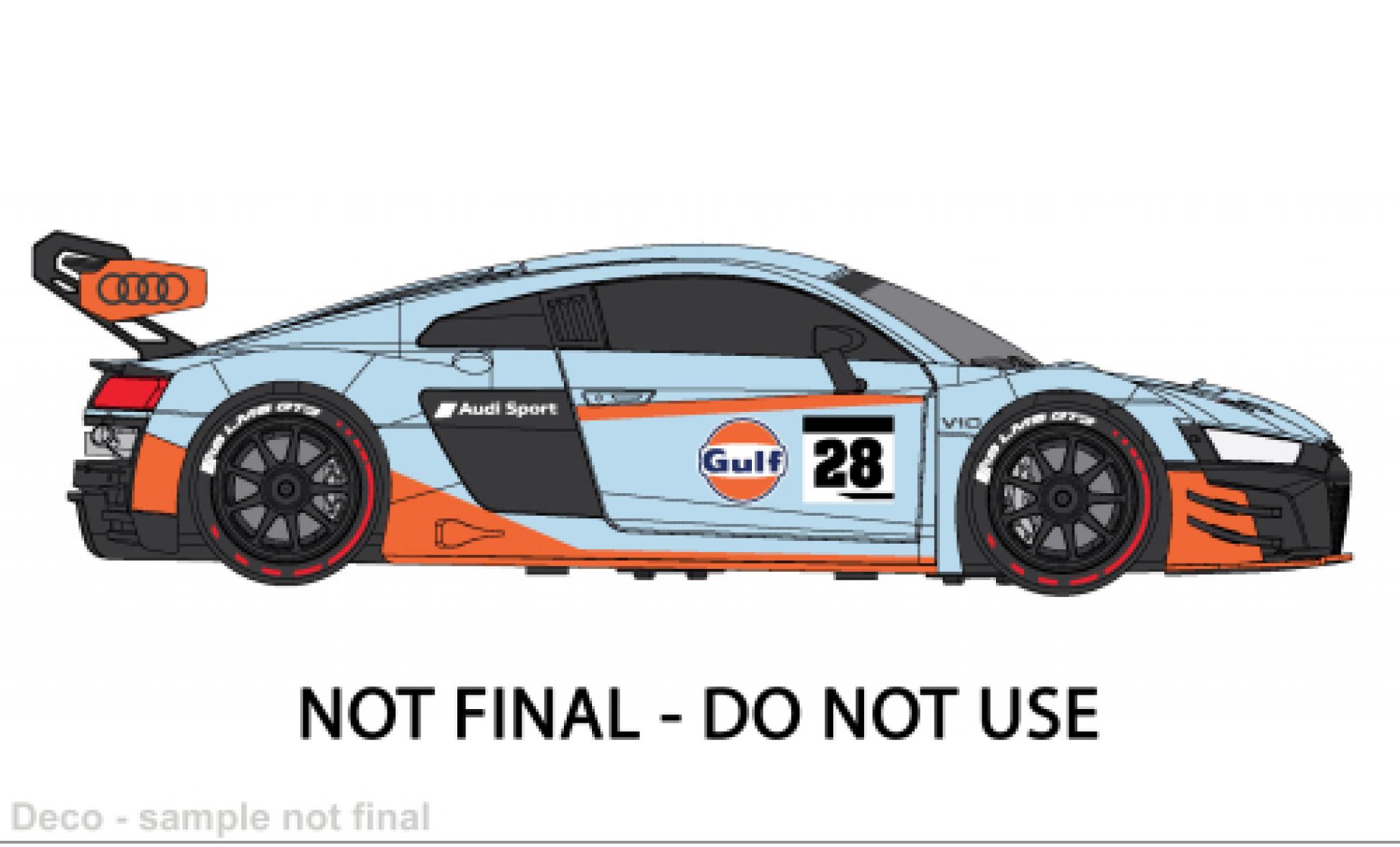 Audi R8 1/24 Motormax LMS GT3 Gulf modelauto