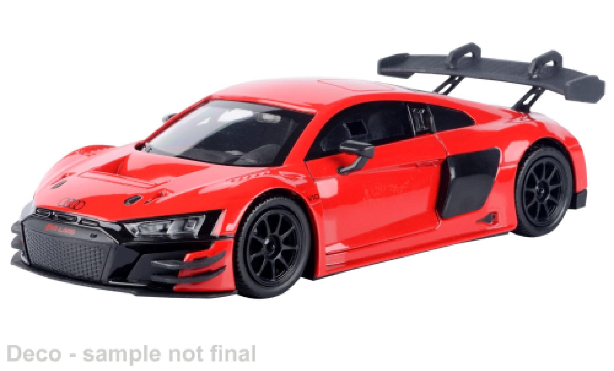 Audi R8 1/24 Motormax LMS GT3 rood modelauto