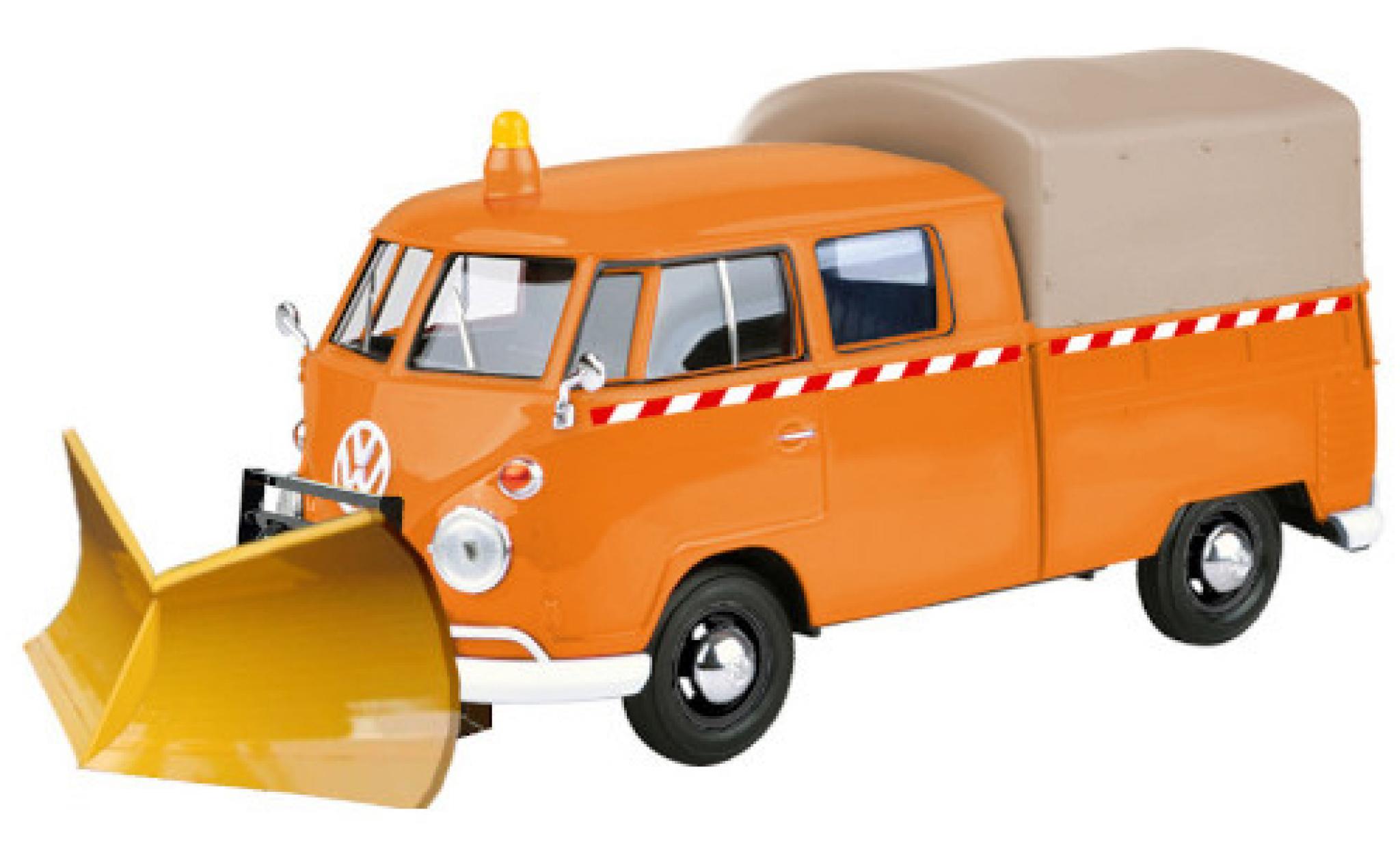 Volkswagen T1 1/24 Motormax DoKa oranje 1966 modelauto