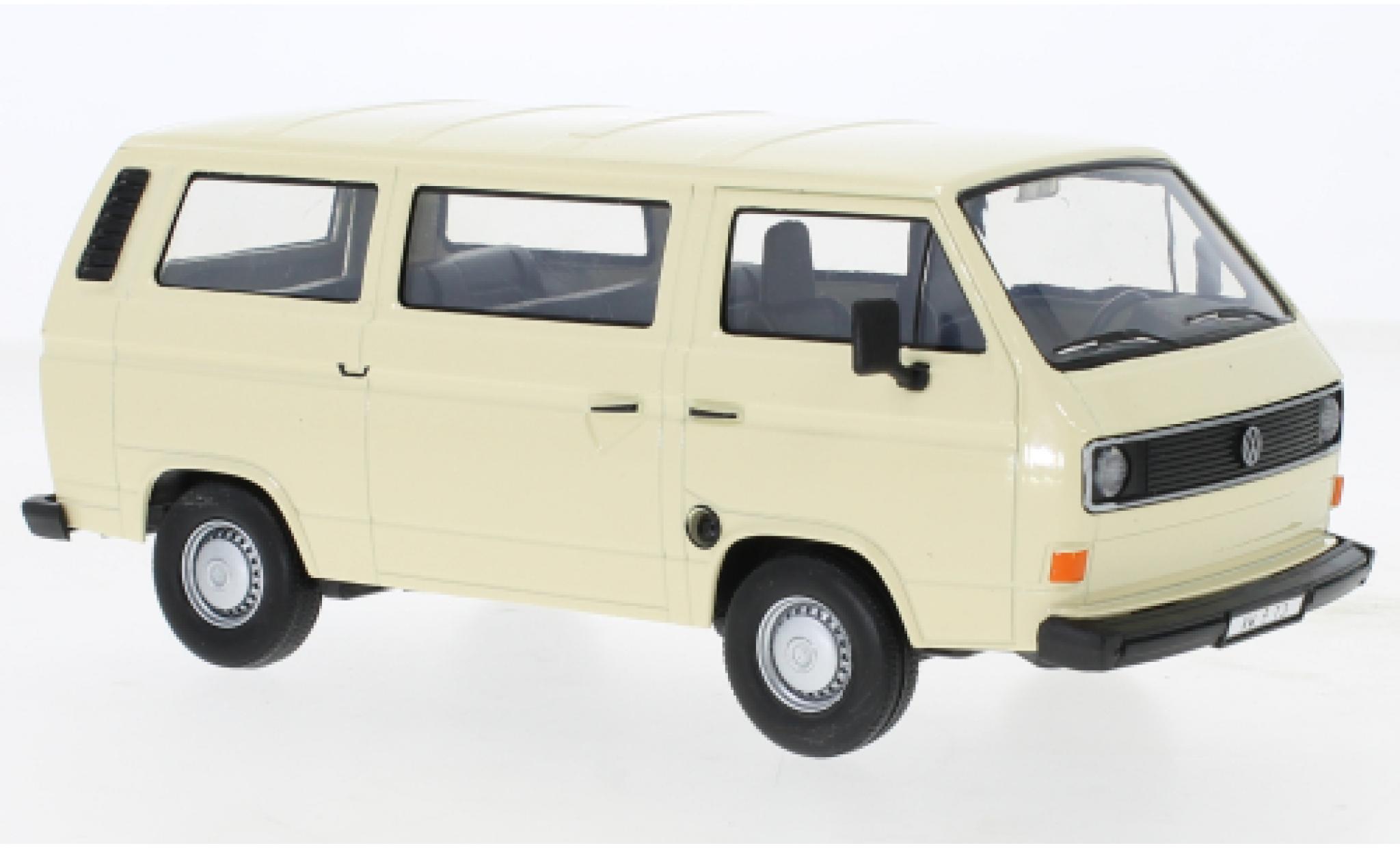Volkswagen T3 1/24 Motormax Bus beige modelauto
