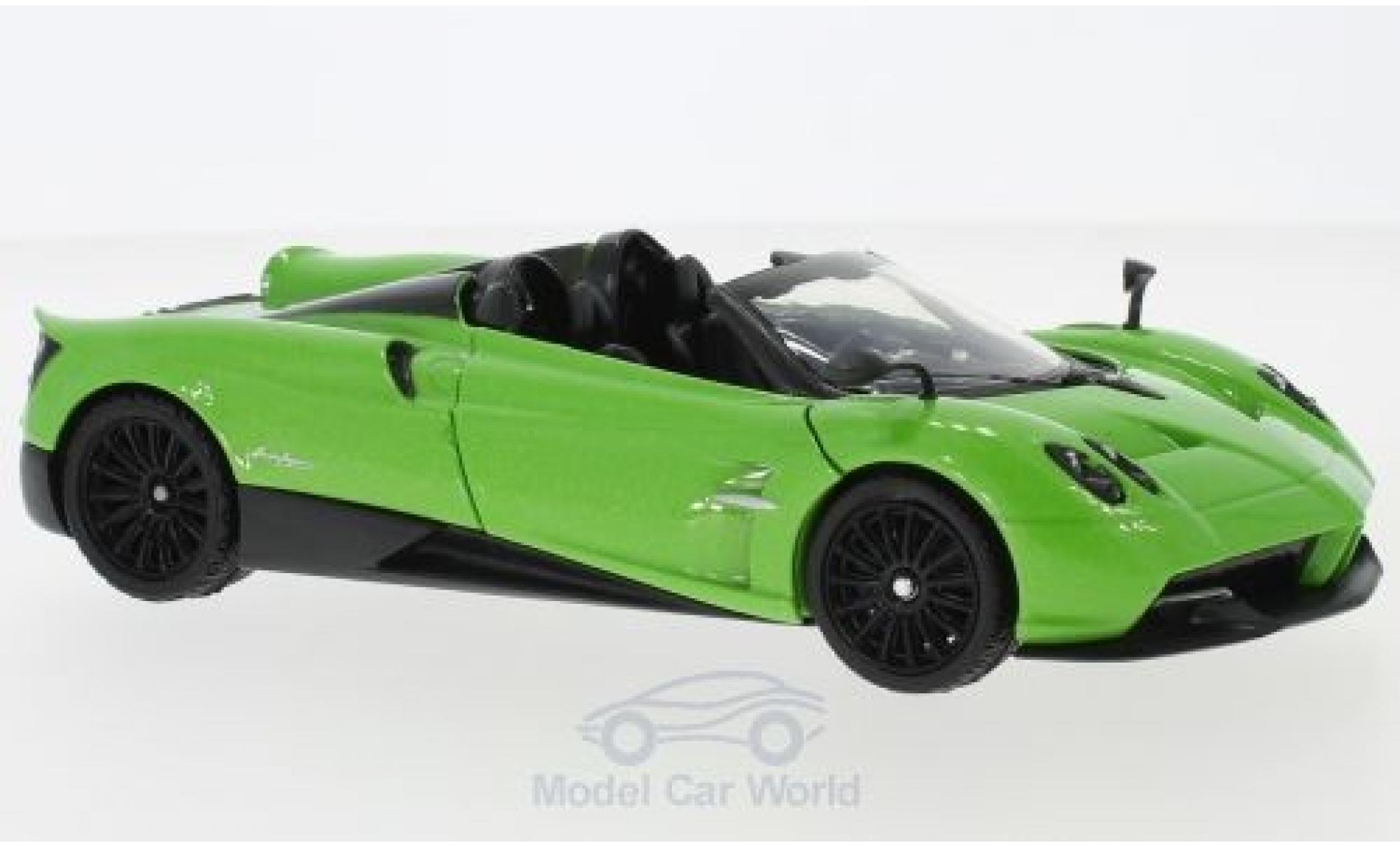 Pagani Huayra 1/24 Motormax Roadster metallic groen modelauto
