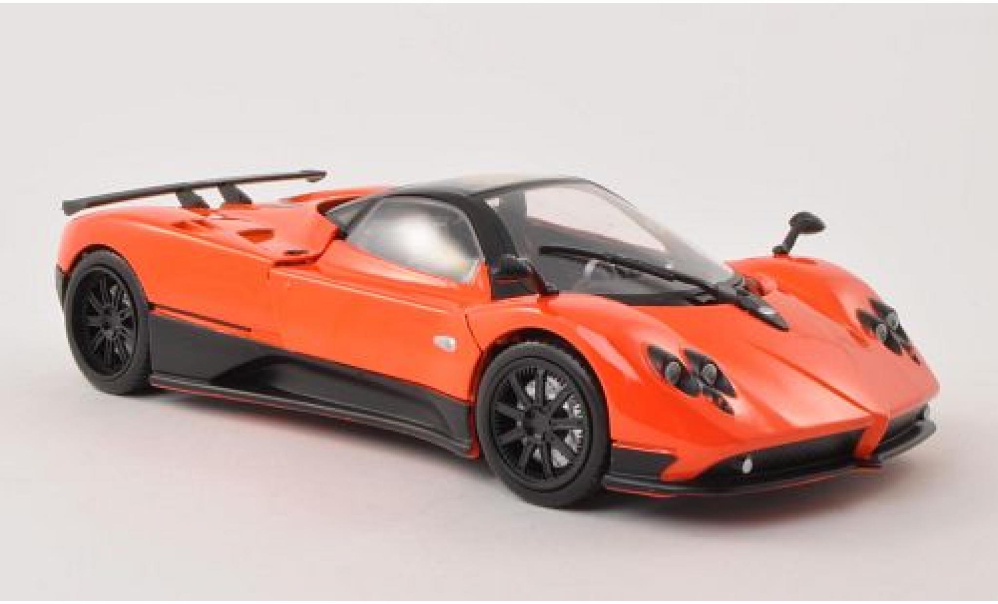 Pagani Zonda 1/18 Motormax F metallic oranje modelauto