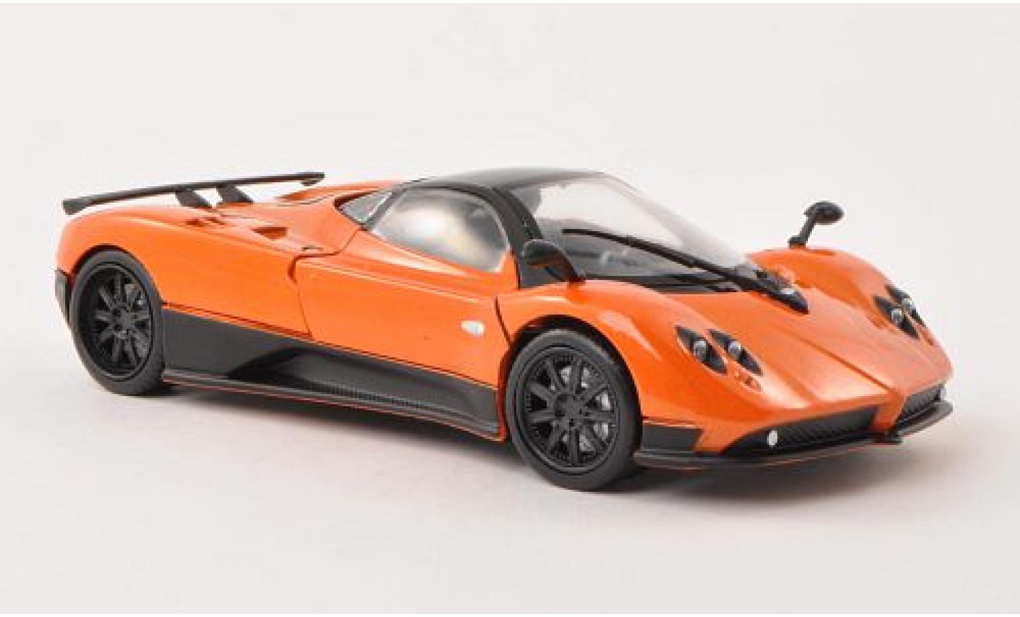 Pagani Zonda 1/24 Motormax F oranje sans Vitrine modelauto