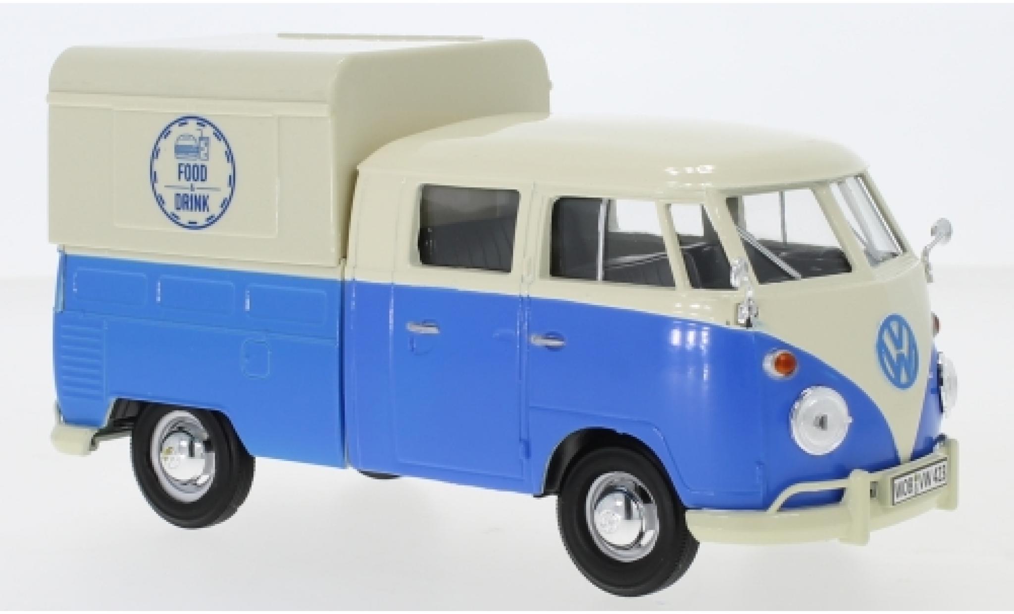 Volkswagen T1 1/24 Motormax Doka Food Truck modelauto