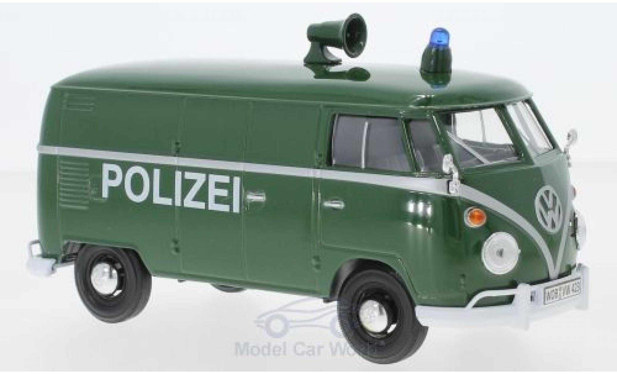 Volkswagen T1 A 1/24 Motormax Kasten Politie modelauto