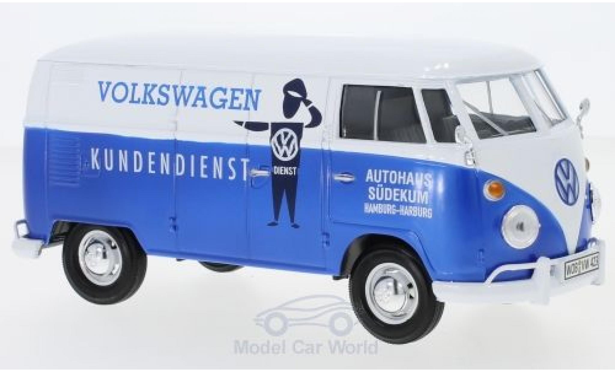 Volkswagen T1 A 1/24 Motormax Kasten Kundendienst modelauto
