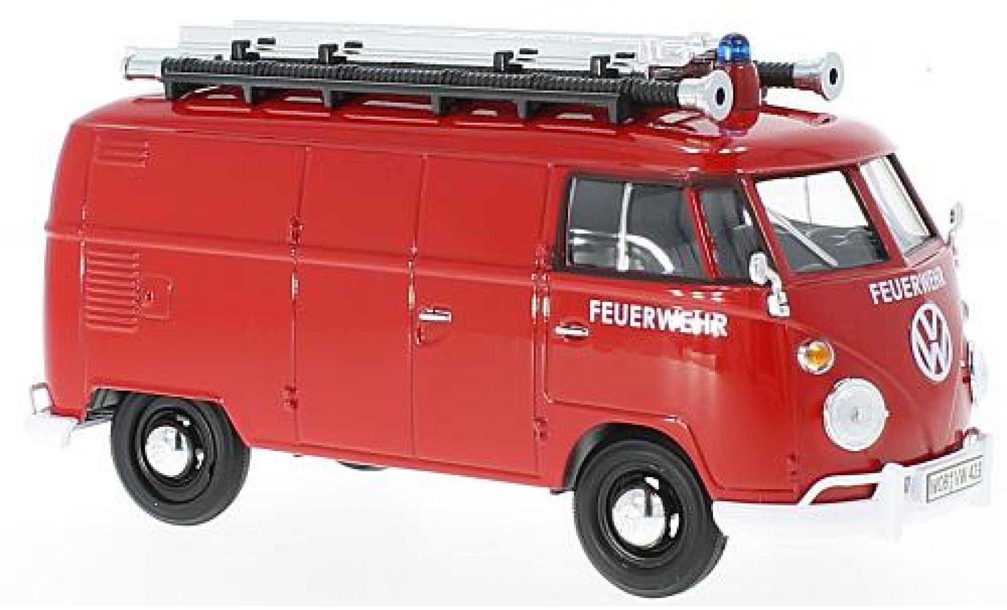 Volkswagen T1 1/24 Motormax brandweer modelauto