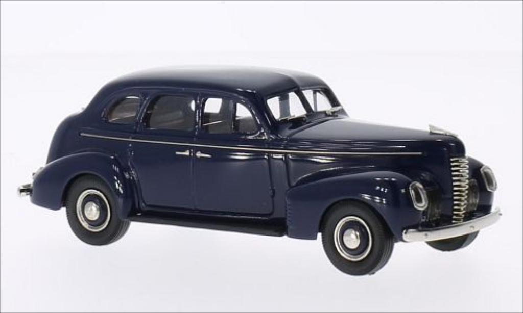 Nash Ambassador 1/43 Brooklin Eight 4-door Touring Sedan blauw 1939 modelauto