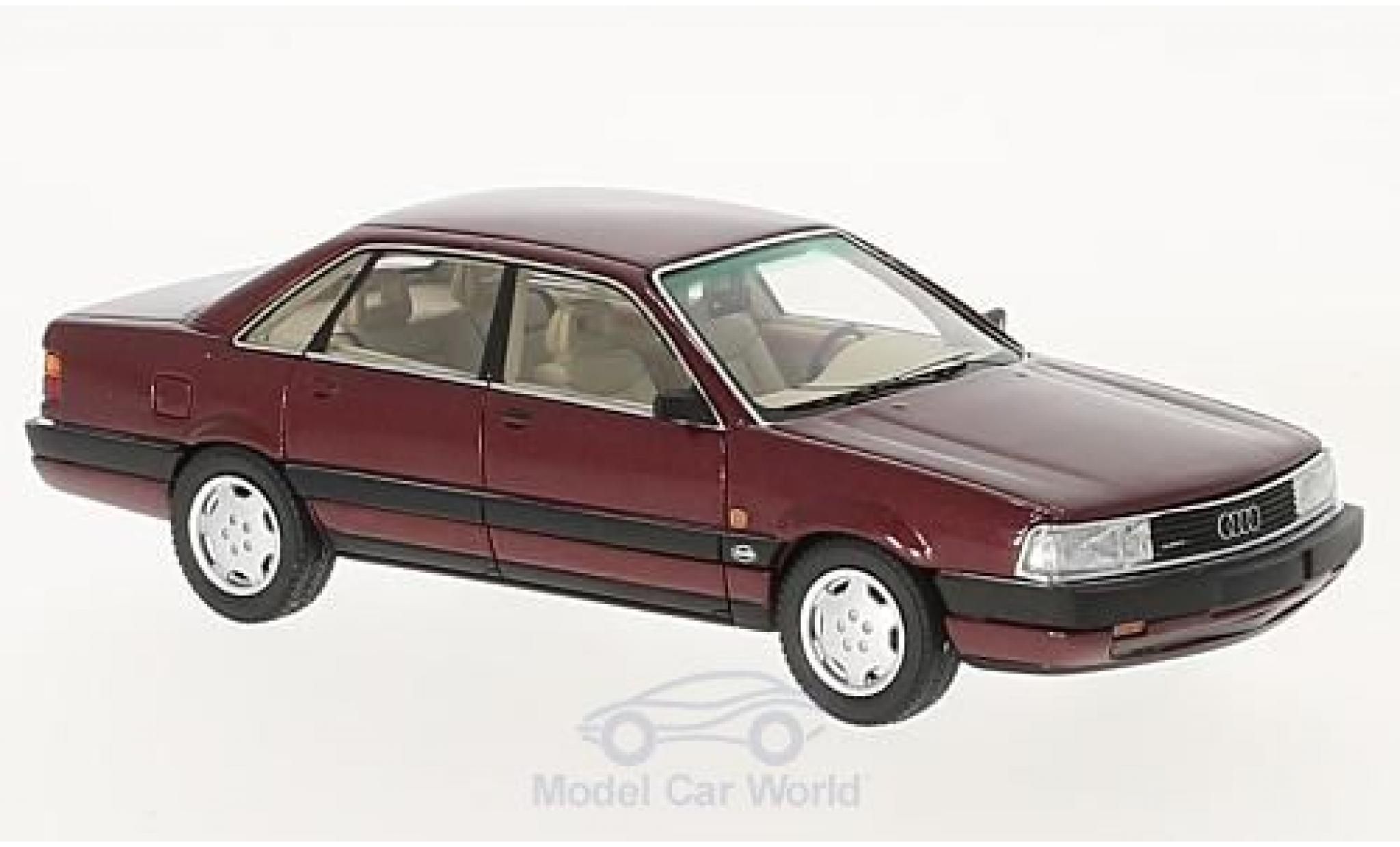 Audi 200 quattro 1/43 Neo 20V metallic rood 1990 modelauto