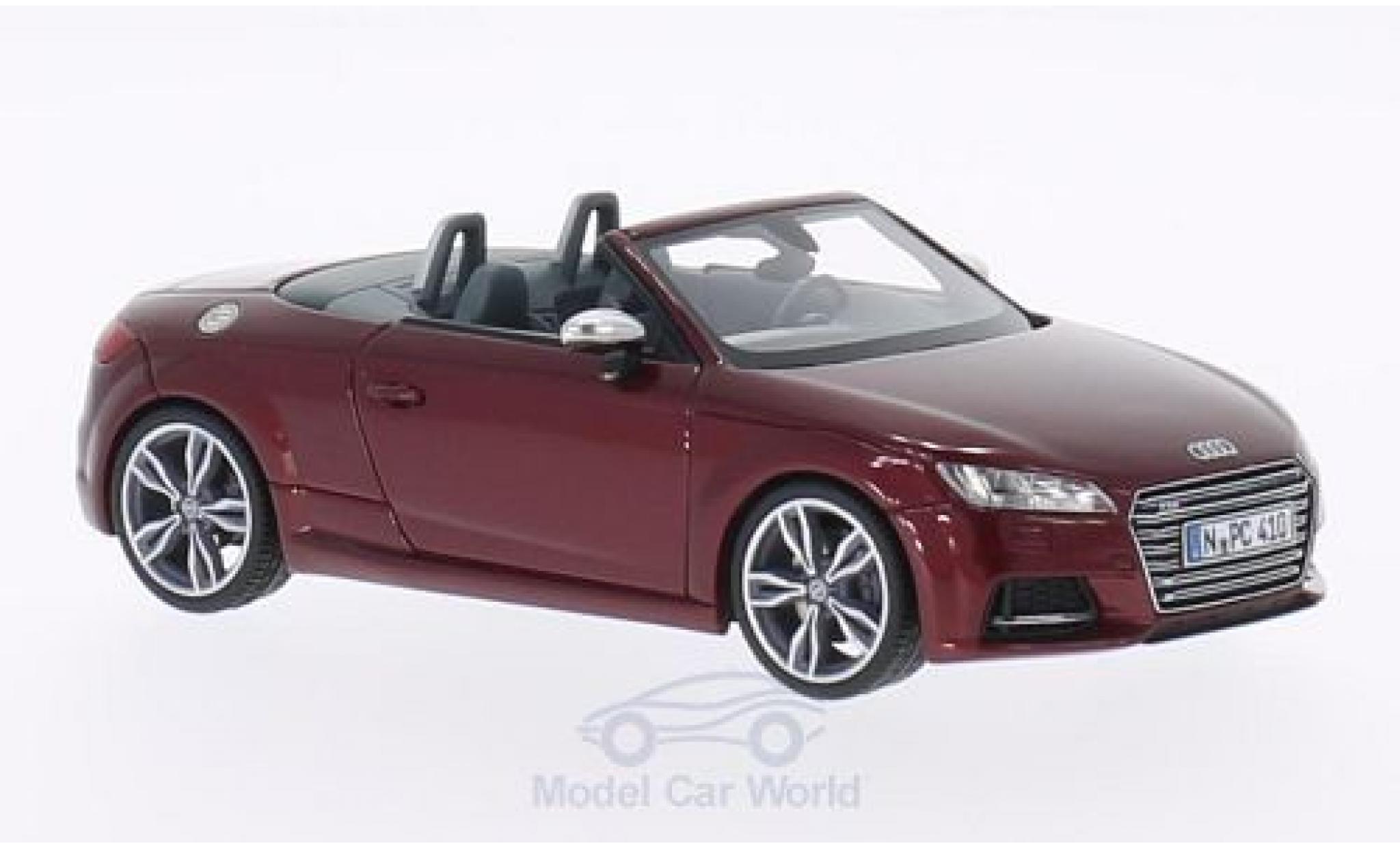 Audi TT 1/43 Neo S Roadster metallic rood 2014 modelauto