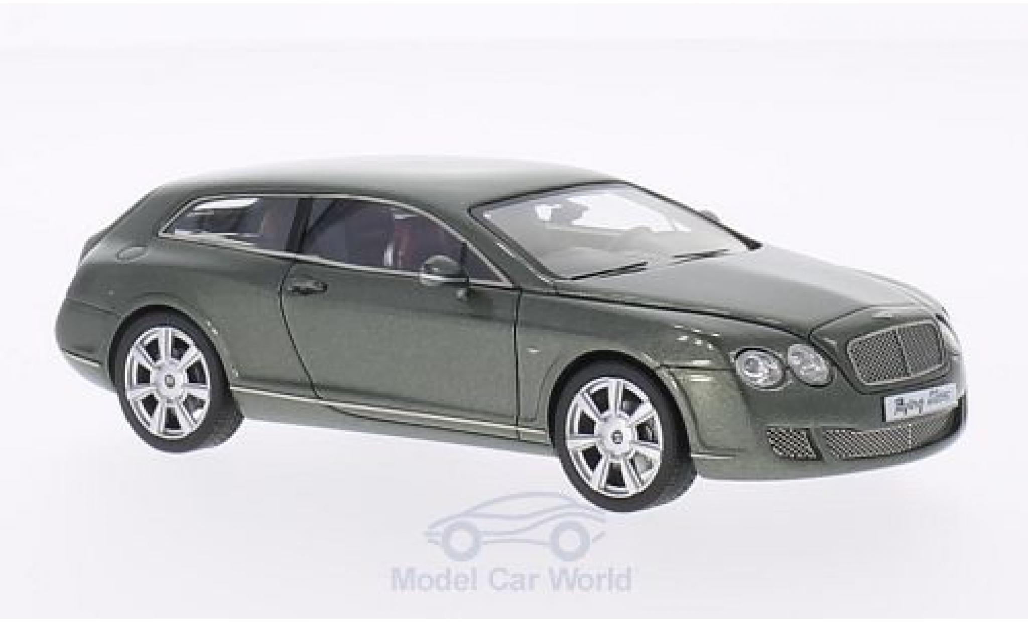 Bentley Continental 1/43 Neo Flying Star by Touring metallic groen 2010 modelauto