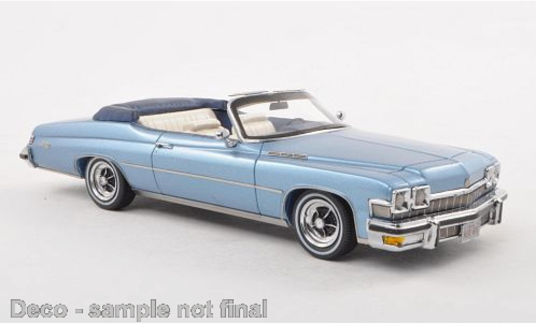 Buick Le Sabre 1/43 Neo 2-Door Cabriolet blauw 1974 modelauto