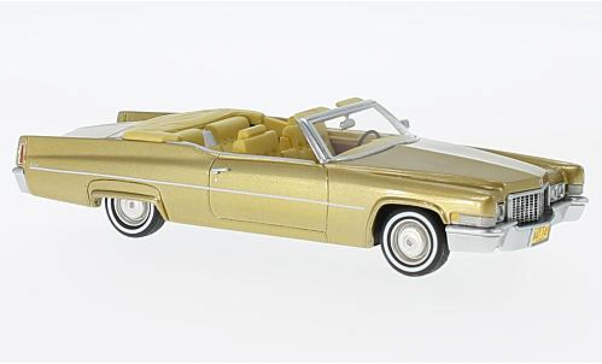 Cadillac Deville 1/43 Neo DeVille Cabriolet gold 1970 modelauto
