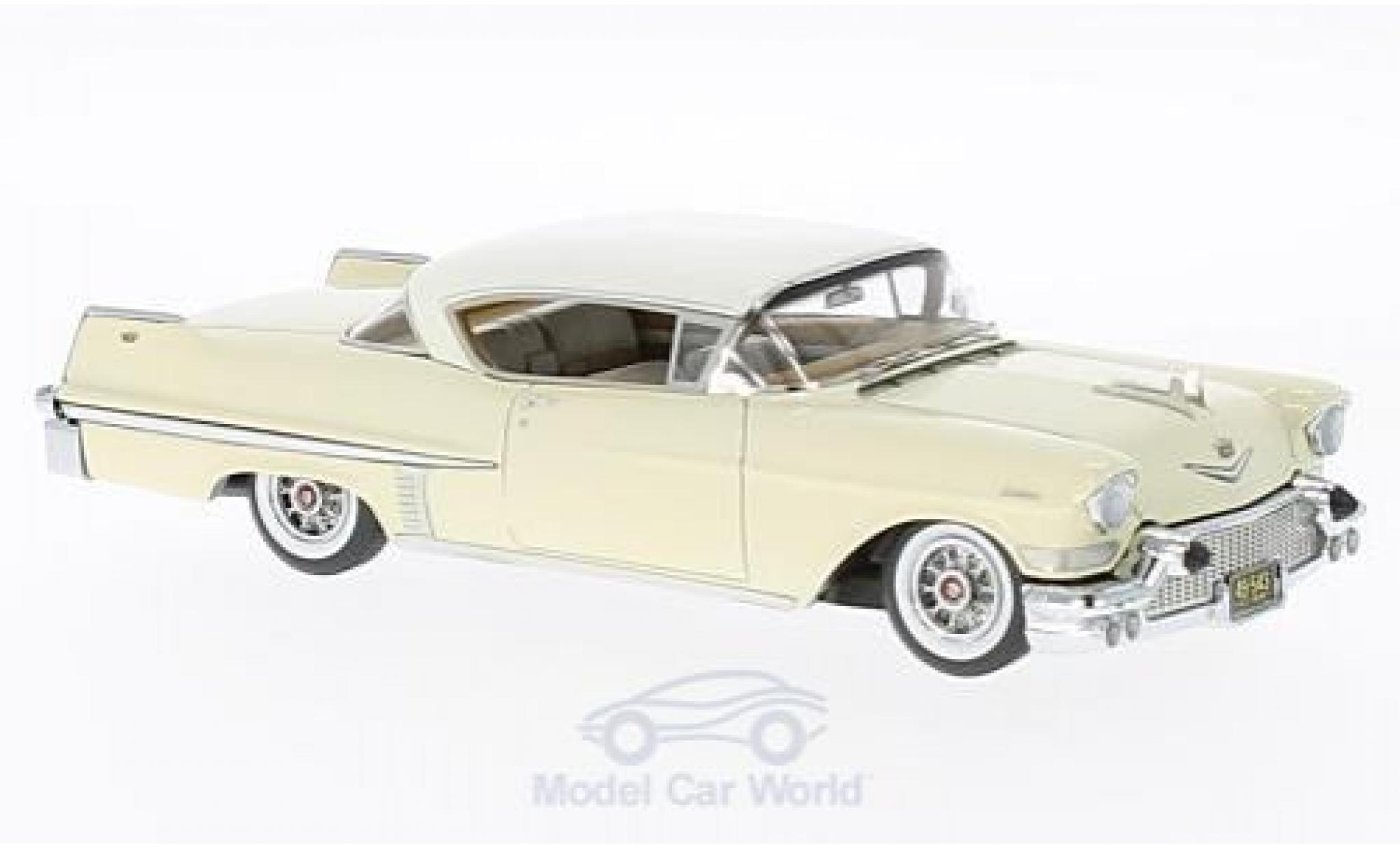 Cadillac Series 62 1/43 Neo Hardtop Coupe beige/wit 1957 modelauto