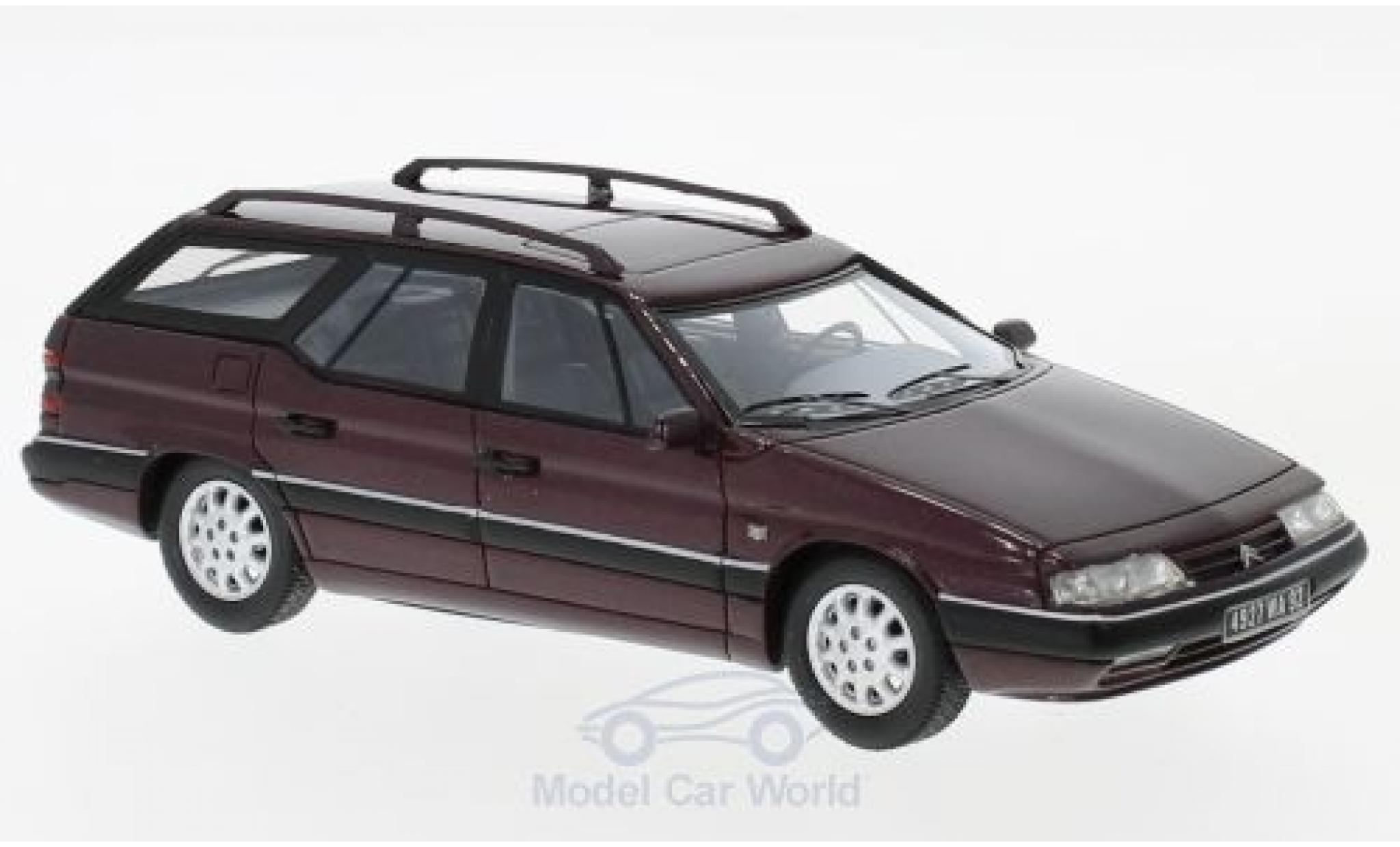 Citroen XM 1/43 Neo Stationwagen metallic rood 1989 modelauto