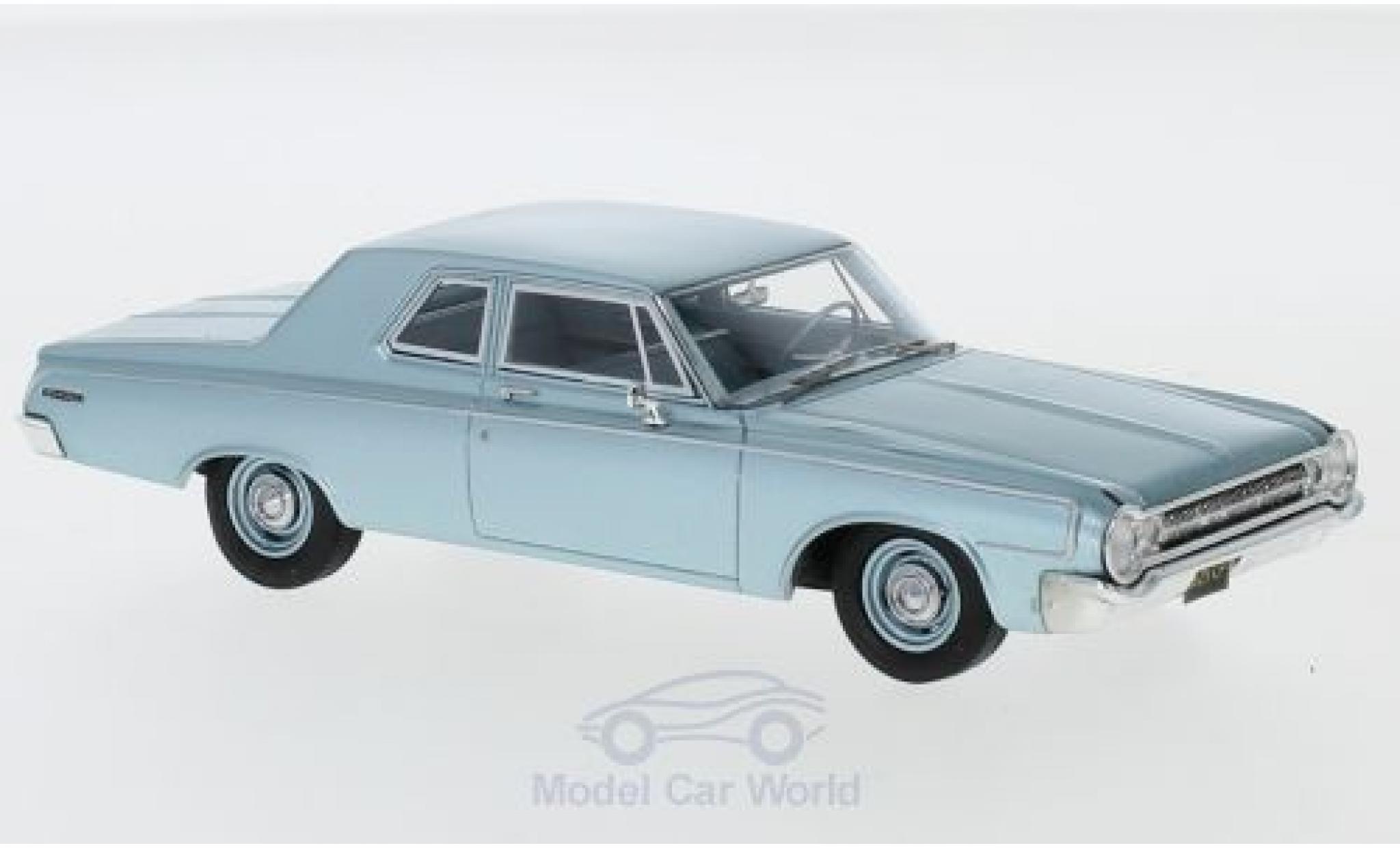Dodge 330 1/43 Neo Sedan metallic blauw 1964 modelauto