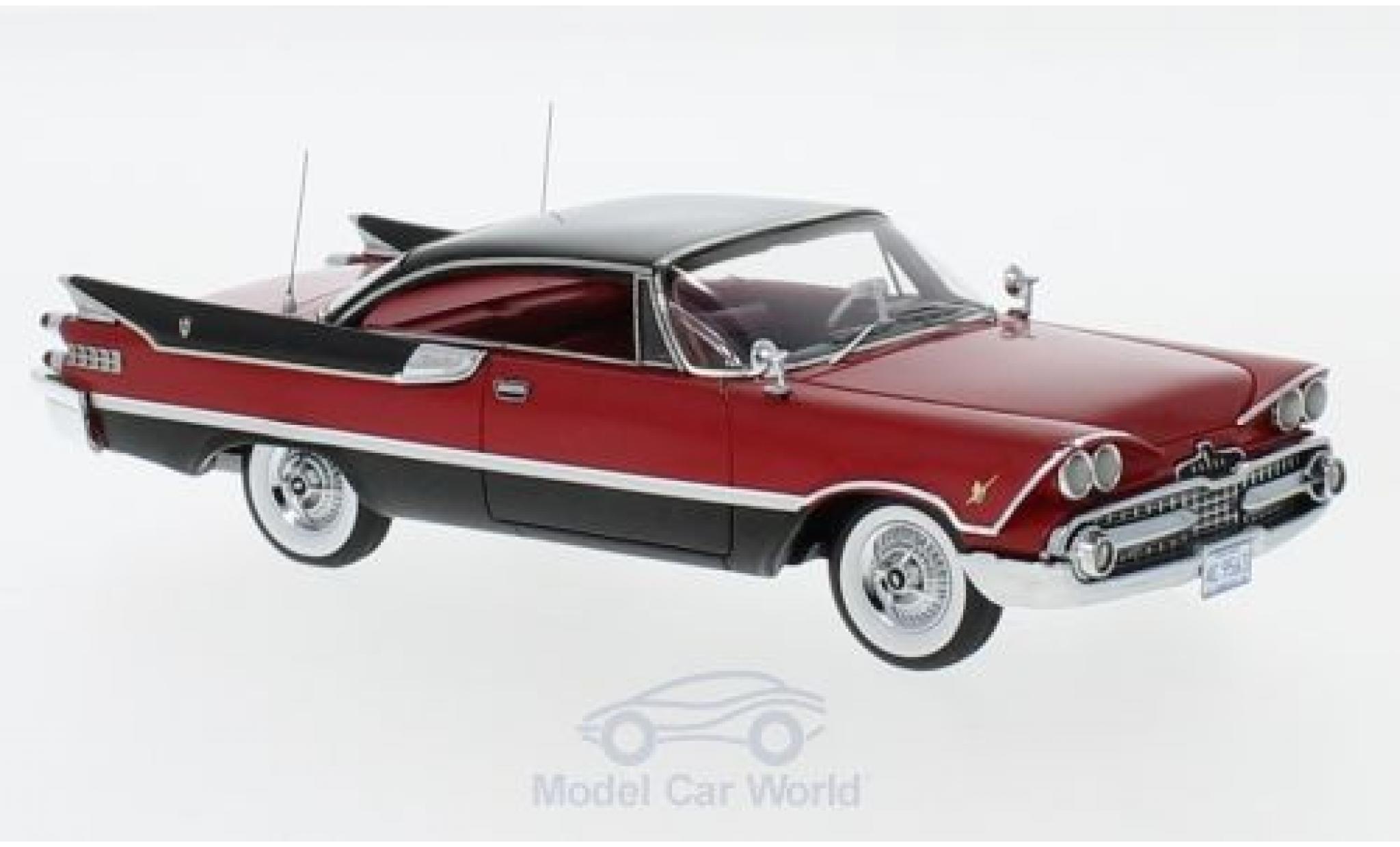 Dodge Custom Royal Lancer 1/43 Neo Coupe rood/zwart 1959 modelauto