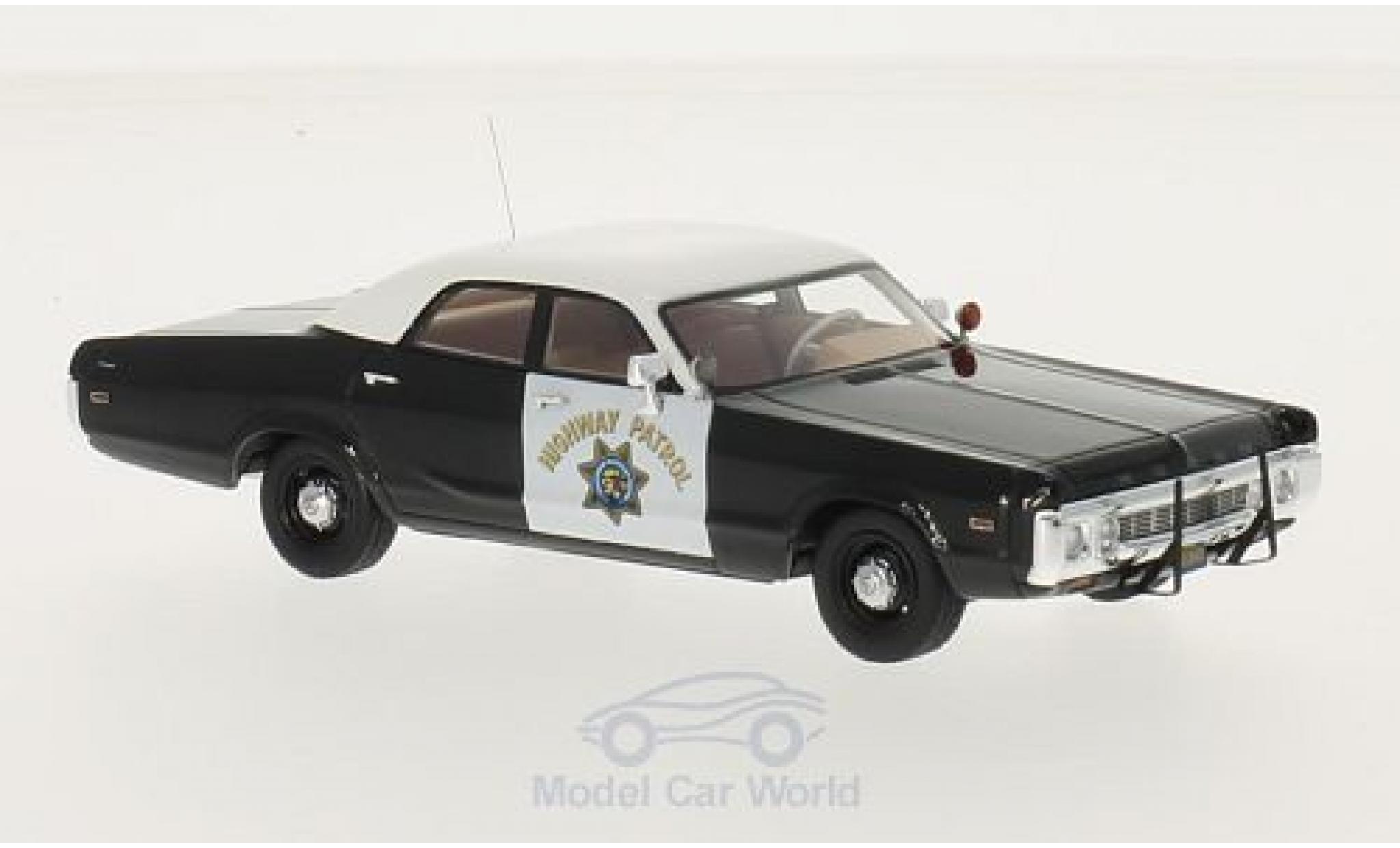 Dodge Polara 1/43 Neo Sedan California Highway Patrol 1972 modelauto