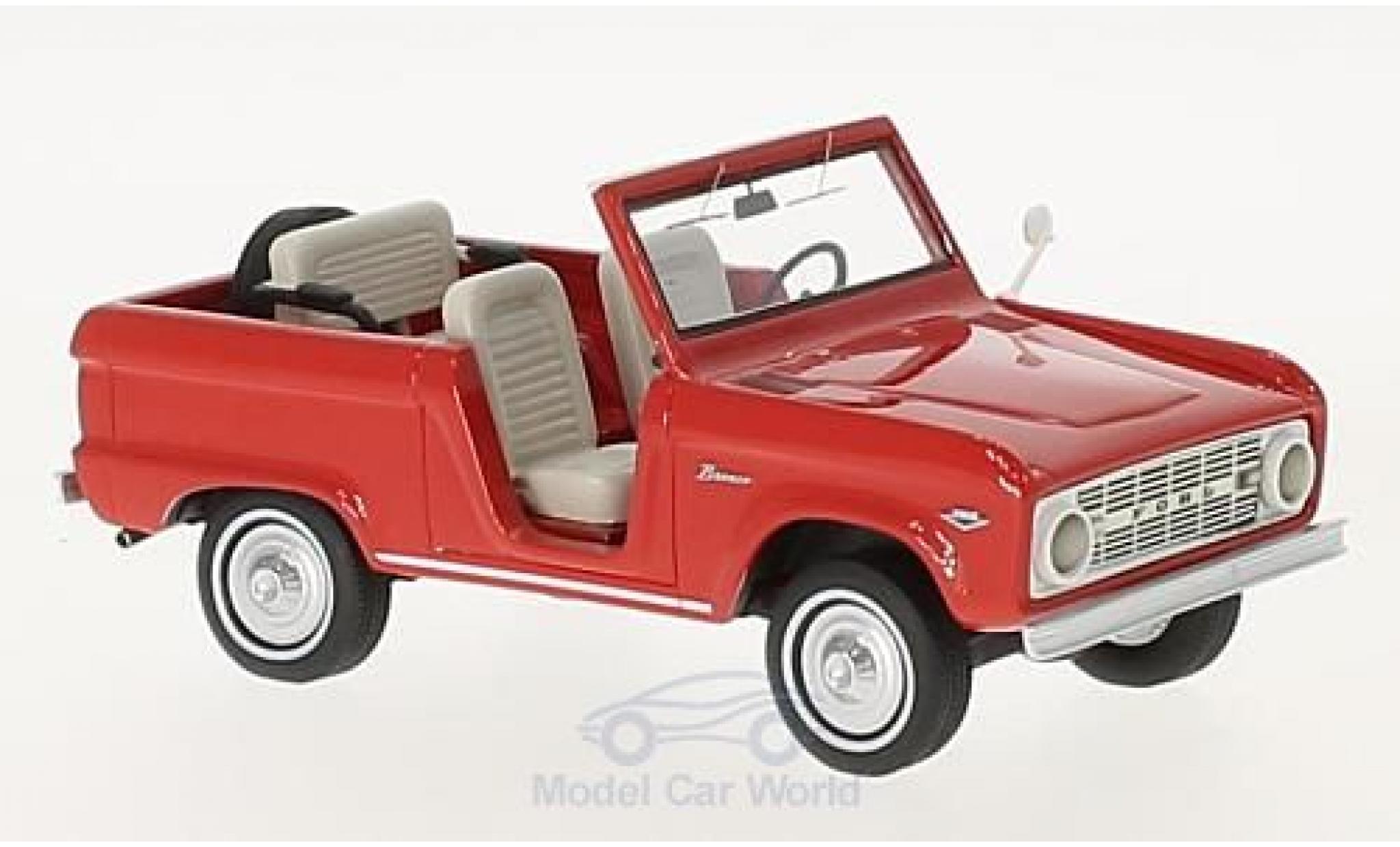 Ford Bronco 1/43 Neo Roadster rood 1966 modelauto