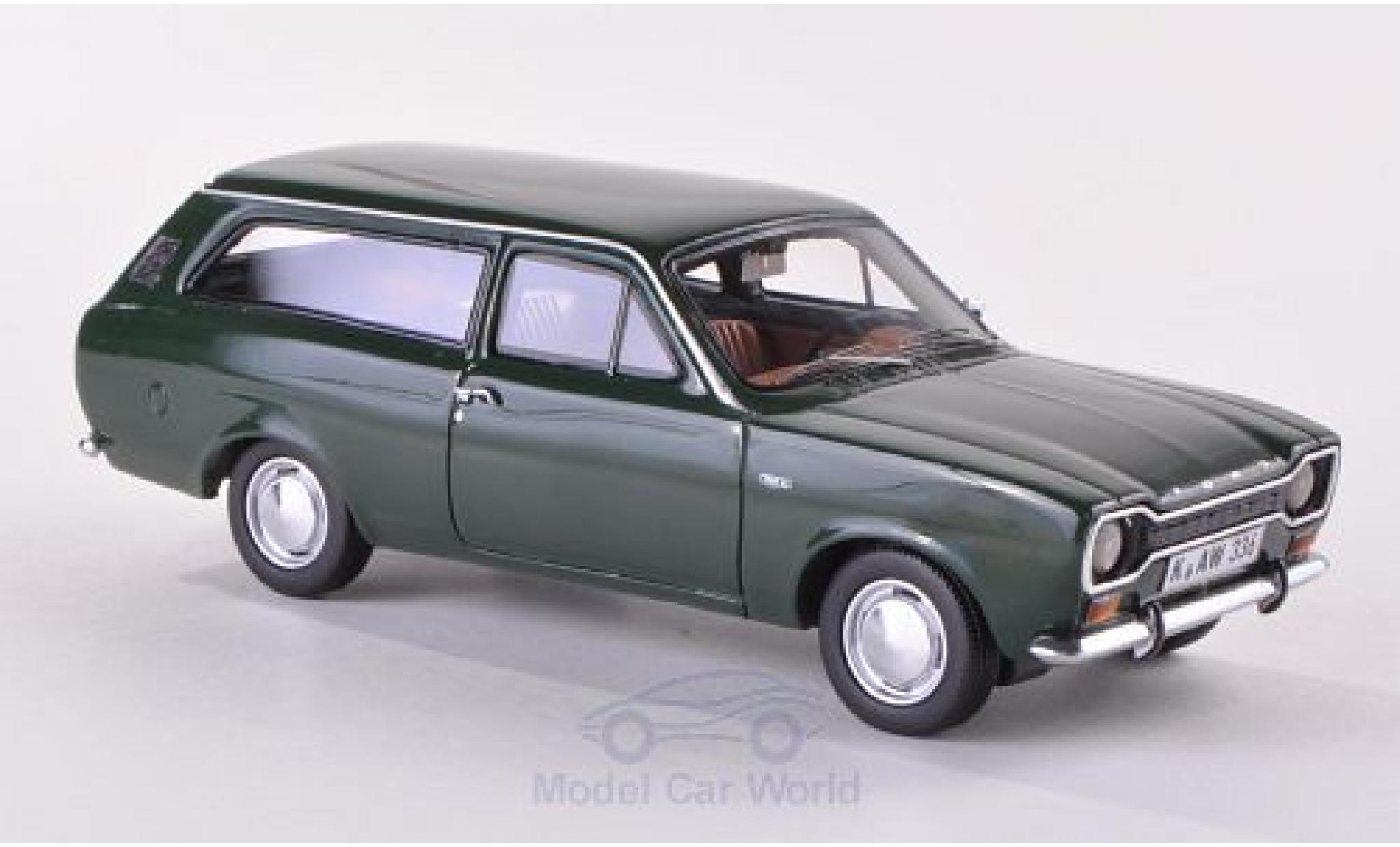 Ford Escort 1/43 Neo I Turnier groen 1968 modelauto