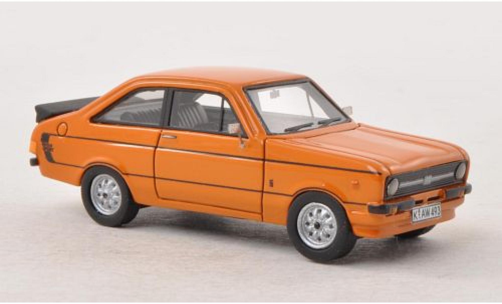 Ford Escort 1/87 Neo II oranje RHD 1978 avec RS-Paket modelauto
