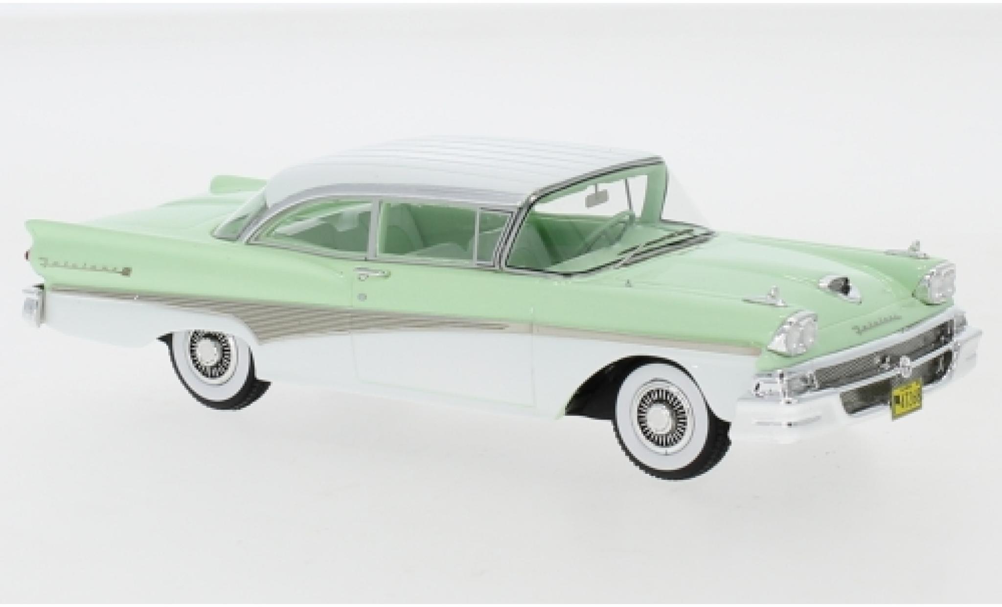 Ford Fairlane 1/43 Neo 500 Hardtop t&uuml;rkis/wit 1958 modelauto