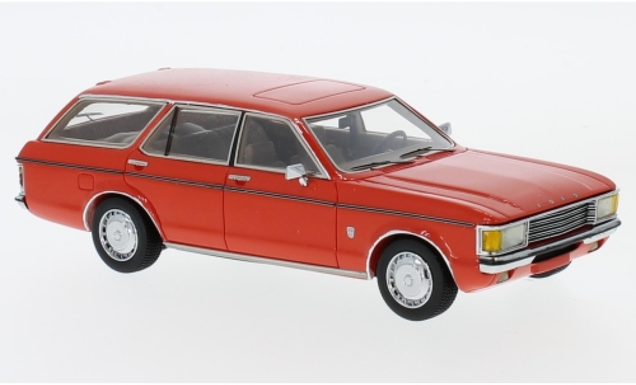 Ford Granada 1/43 Neo MK I Turnier rood 1972 modelauto