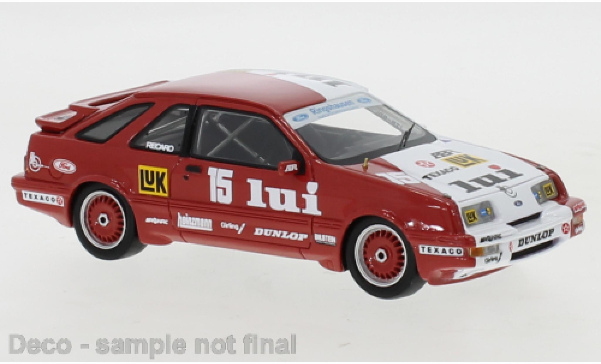 Ford Sierra 1/43 Neo XR4Ti No.15 DPM Zolder 1987 M.Reuter modelauto
