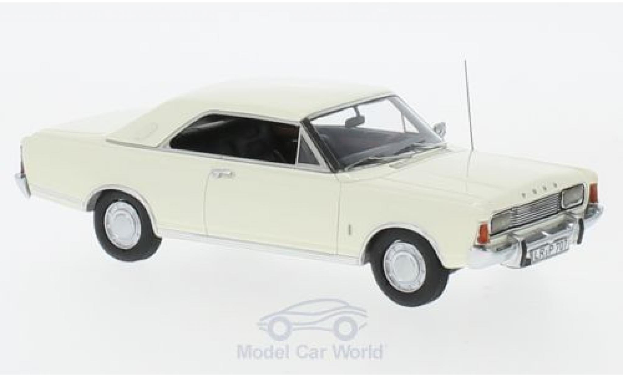 Ford Taunus 1971 1/43 Neo P7b 20M Coupe wit 1971 modelauto