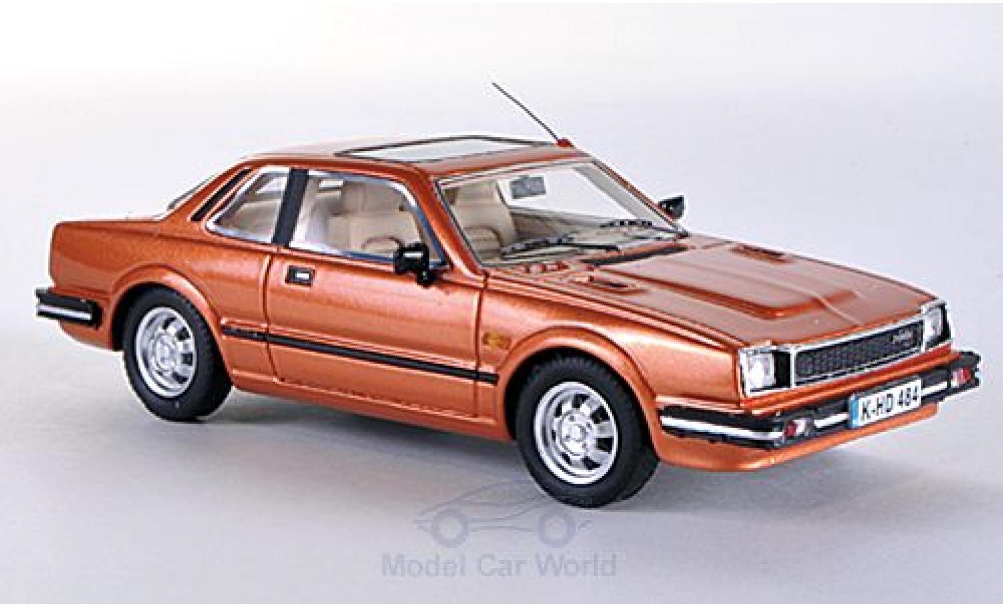 Honda Prelude 1/43 Neo MKI metallic bruin 1981 modelauto
