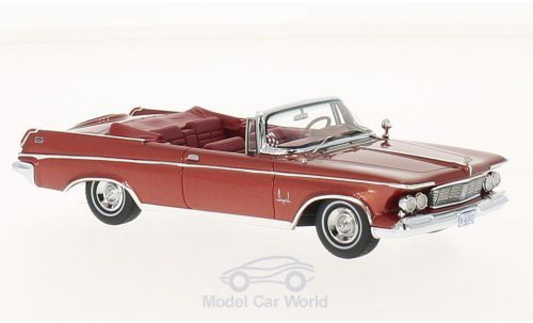 Imperial Crown 1/43 Neo Cabriolet metallic rood 1963 modelauto
